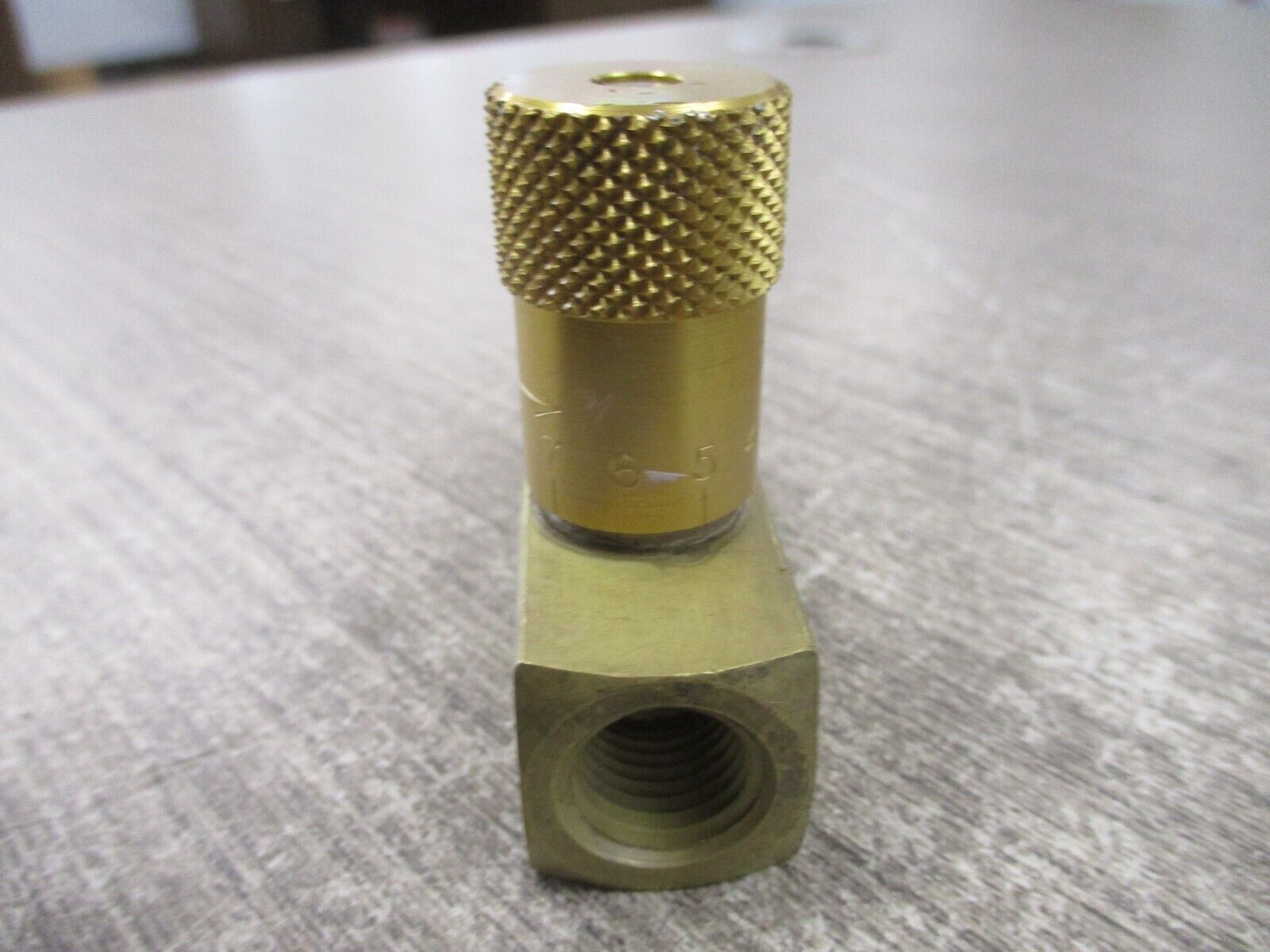 Deltrol Easy Read Flow Control Valve EF 20 B Used