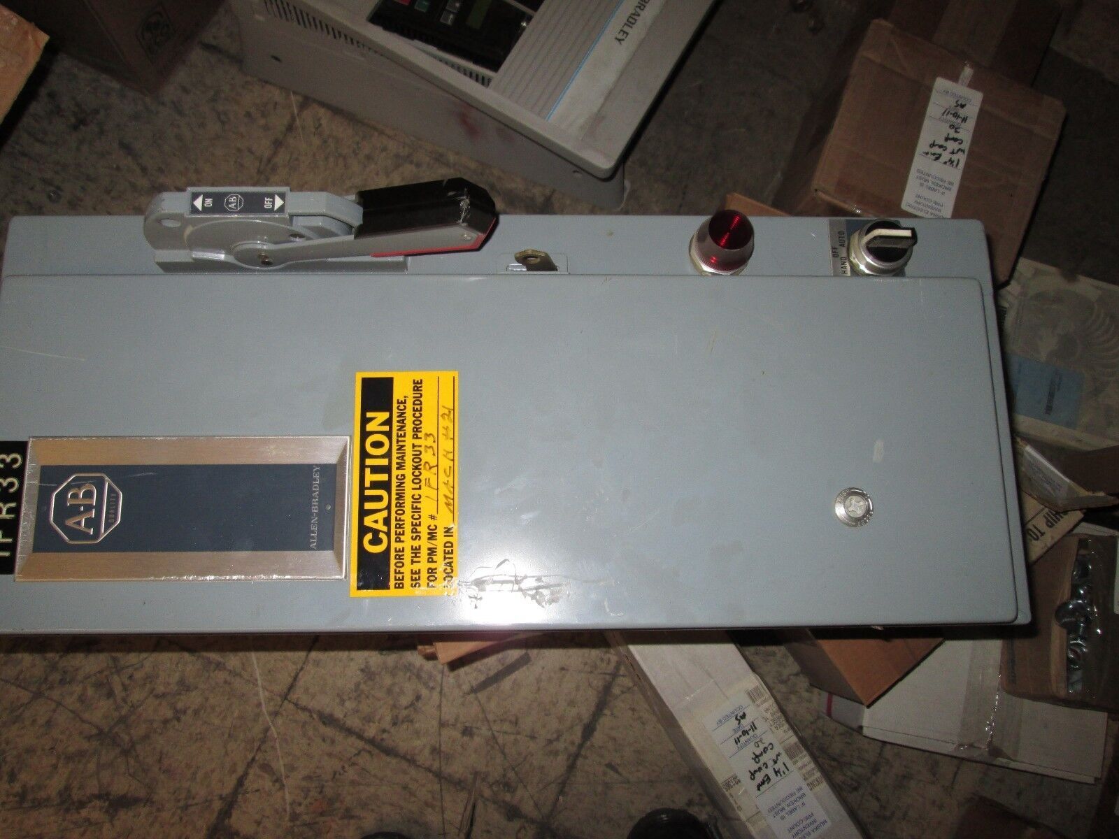 Allen-Bradley Fusible Combination 509-AOD Size 0 Coil Voltage 120V Used