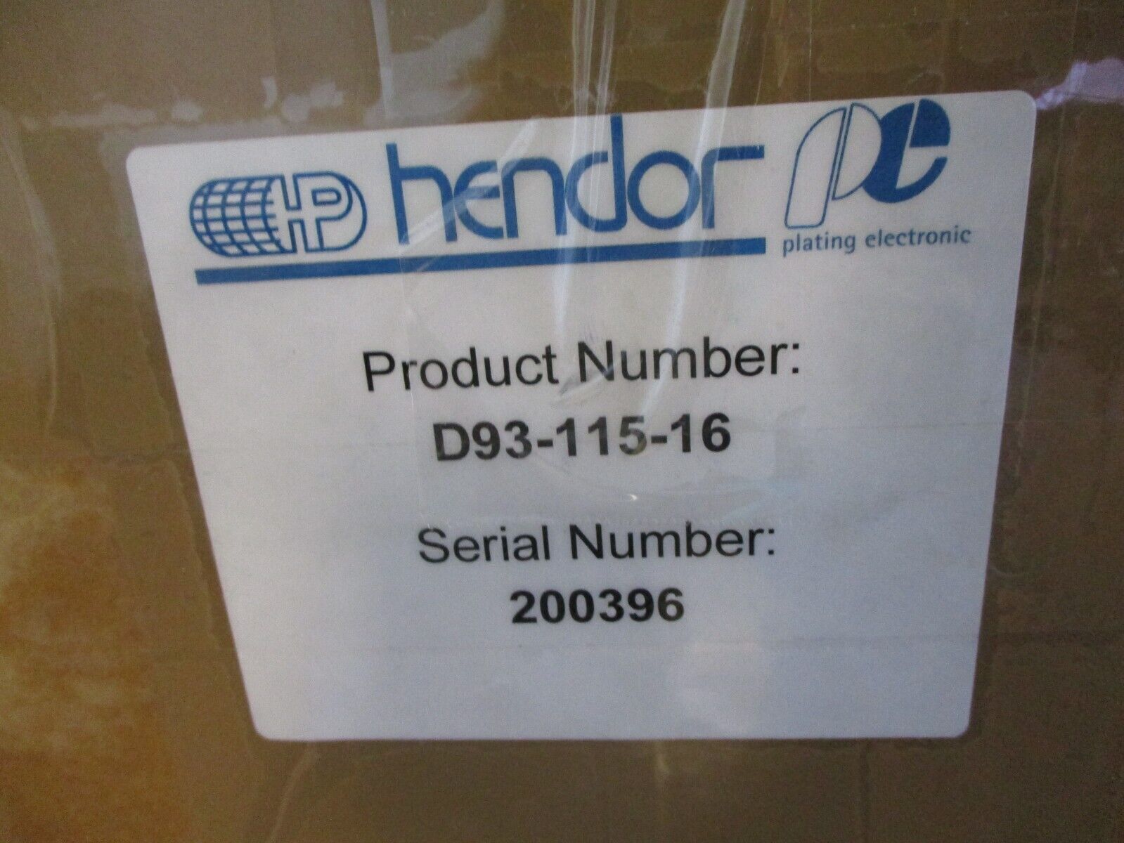 Hendor Vertical Pump D93-115-16 1/4HP 3400RPM 600-3300 L/H 4.8M Head Max