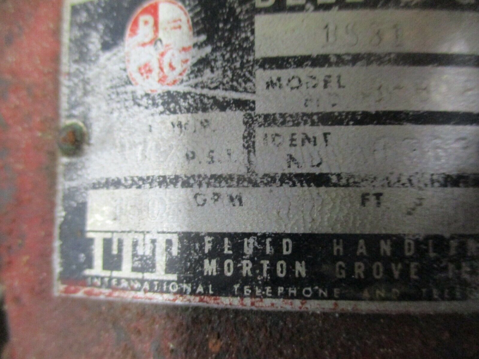 Bell & Gossett 1531 Pump 3RB-BF 5HP 1800RPM 208-230/460V Used