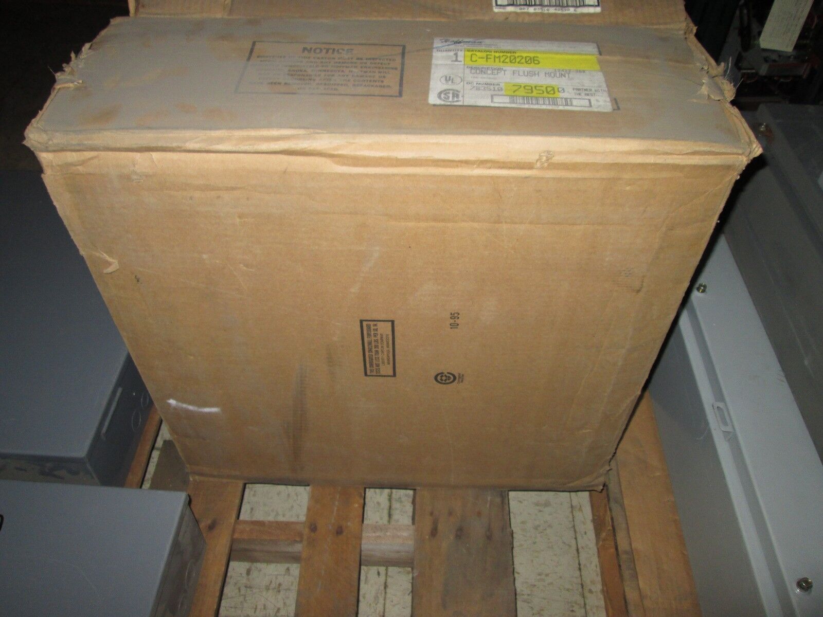 Hoffman Enclosure C-FM20206 Size 20x20x6 Nema 4,12 Enclosure New Surplus