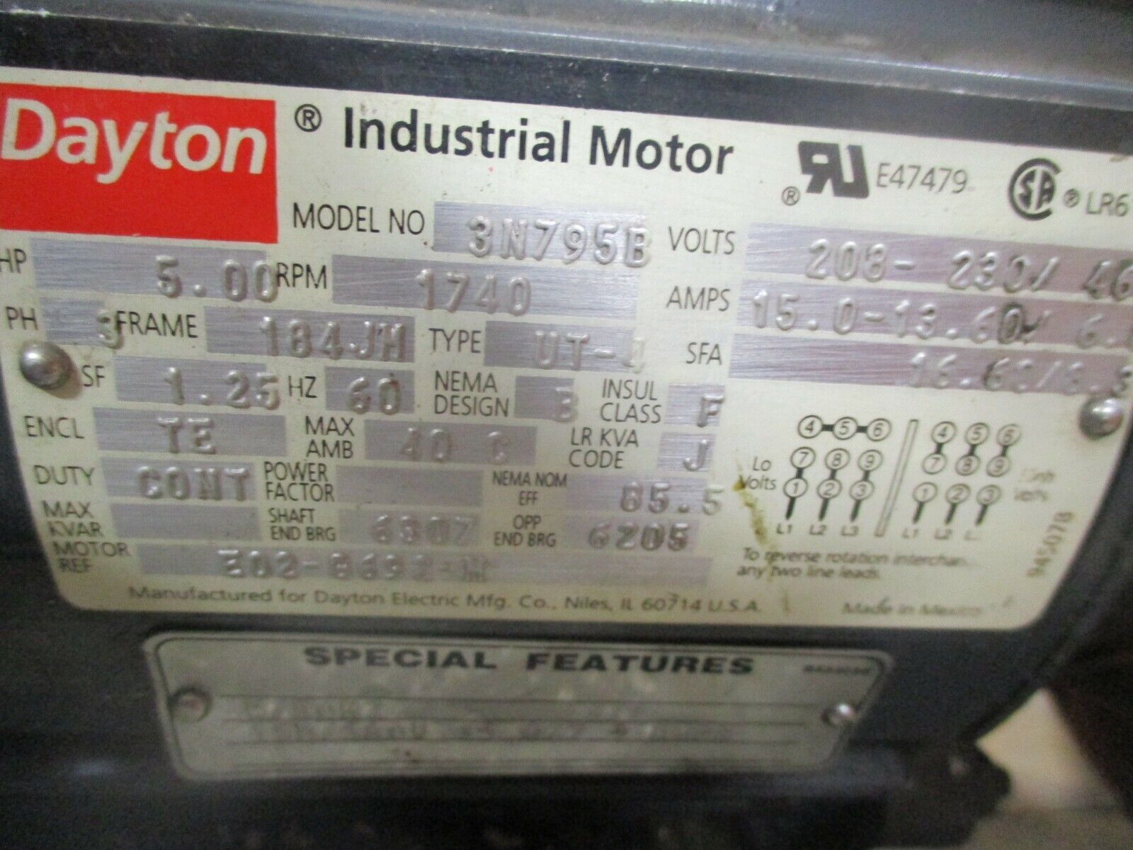 Bell & Gossett 1531 Pump 5HP 1800RPM 208-230/460V Used