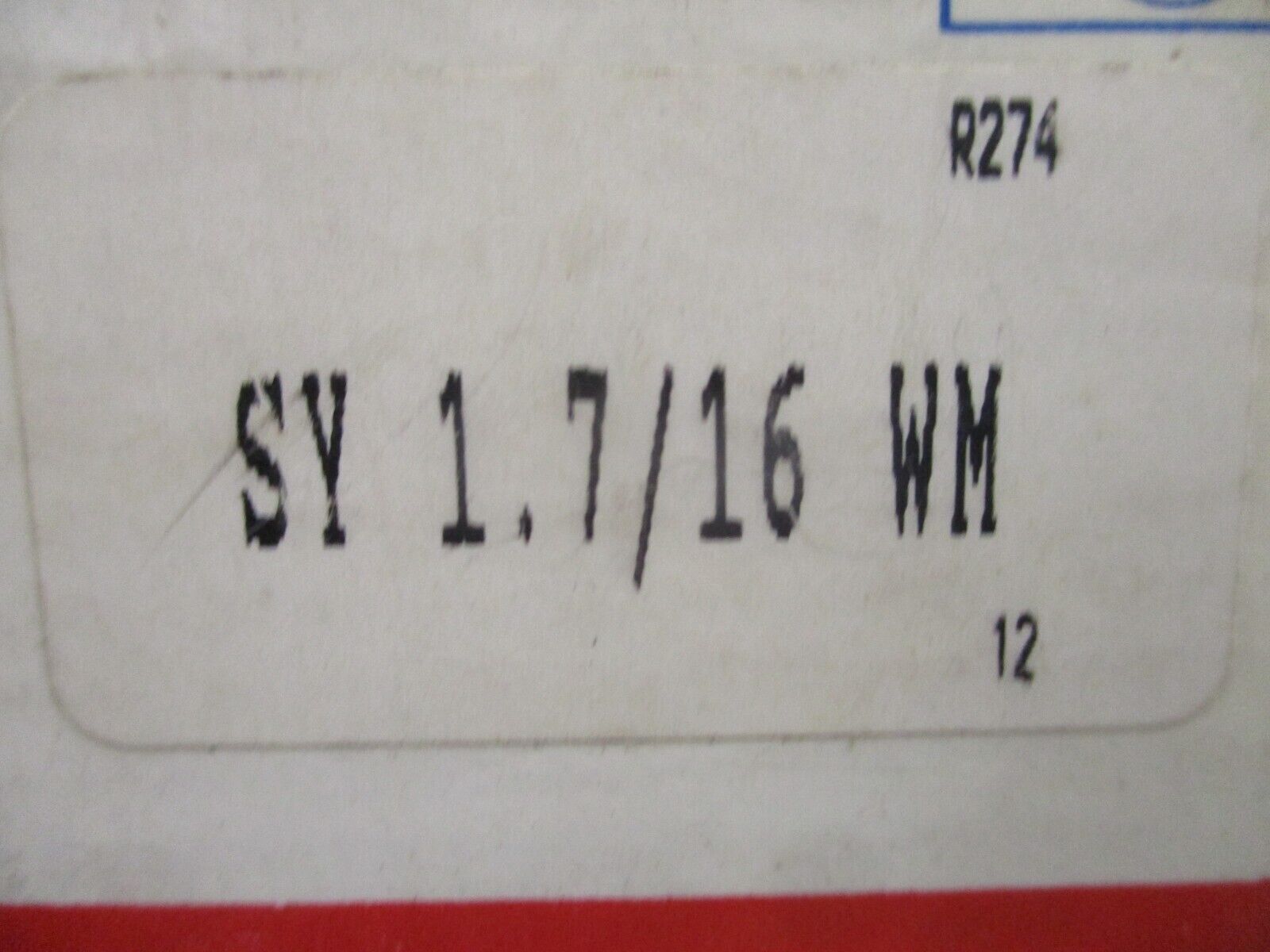 SKF Pillow Block Bearing SY 1.7/16 WM New Surplus