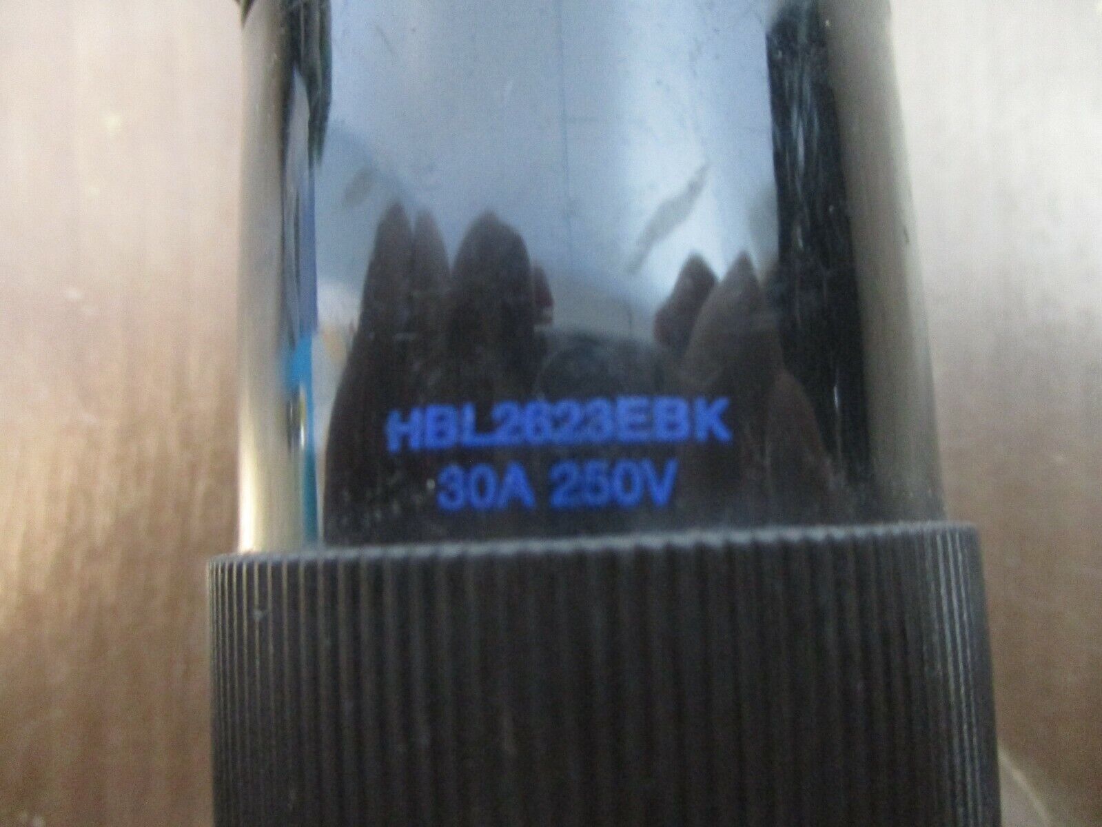Hubbell Plug & Connector Set HBL2623EBK / HBL2621EBK 30A 250V Used