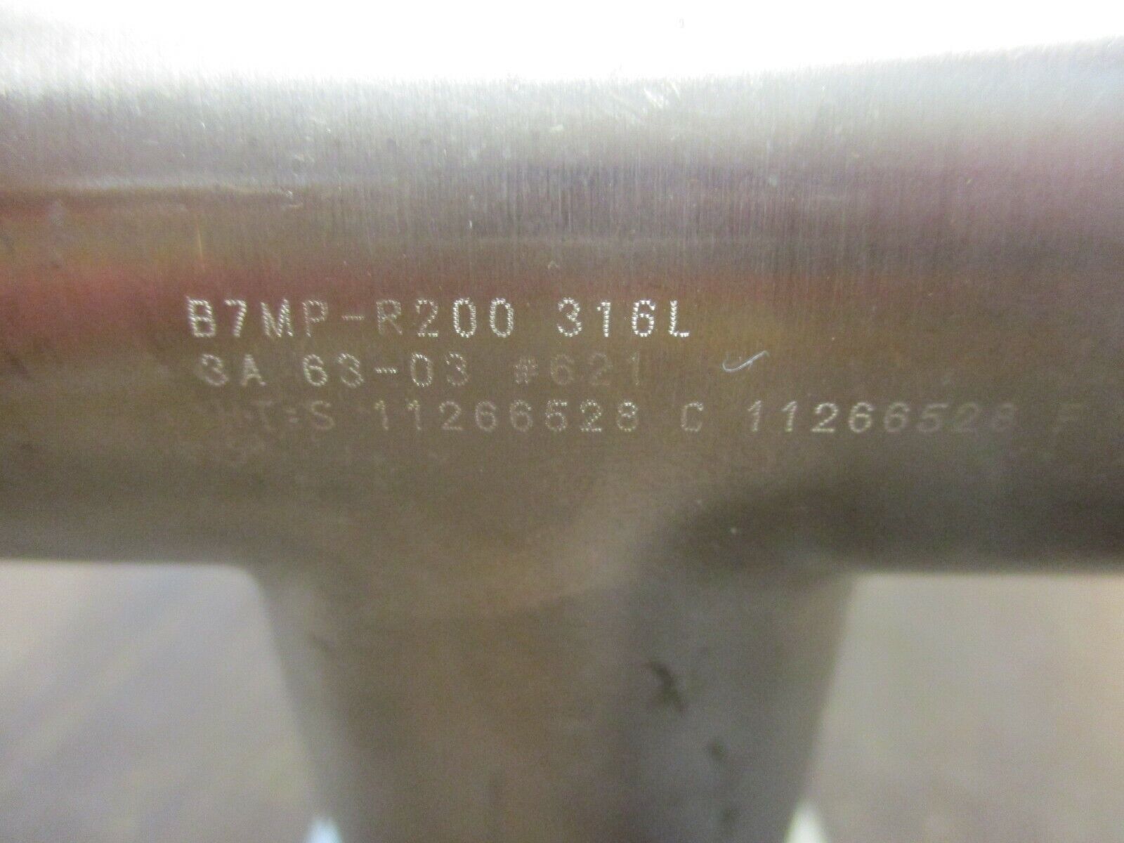 Dixon Stainless Steel Sanitary Tee B7MP-R200 (3) 2" Ends Used