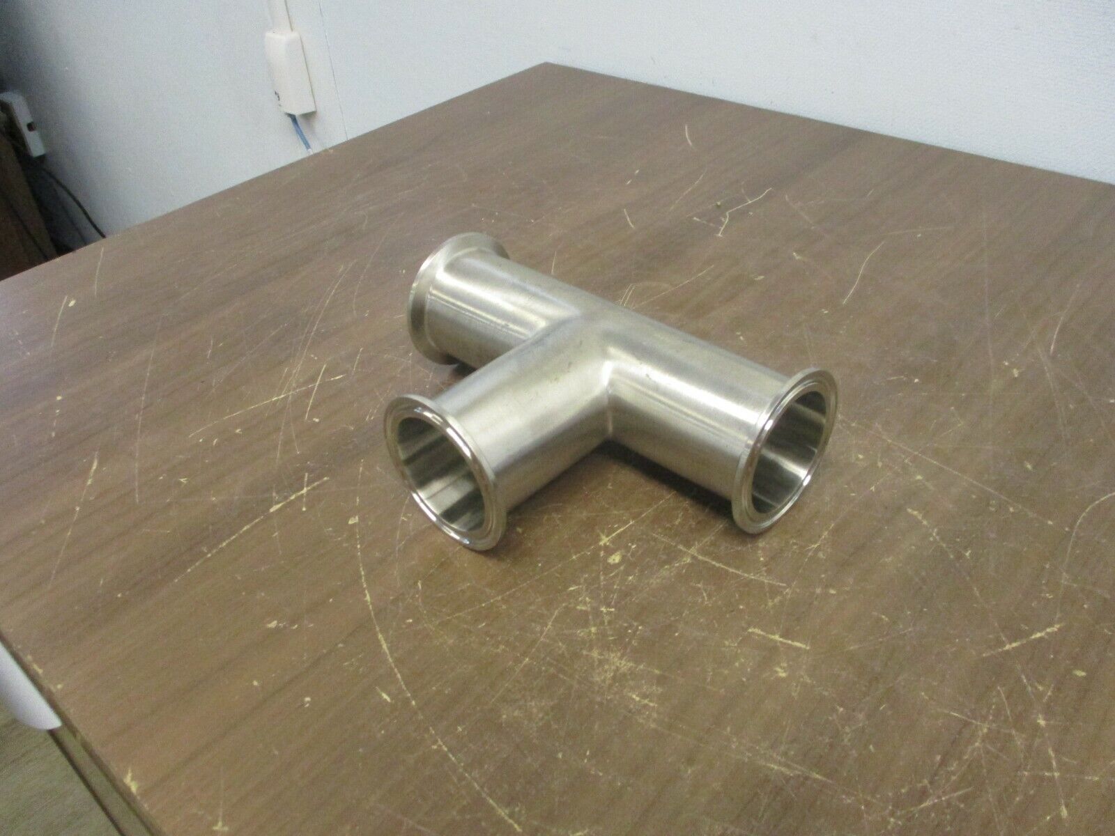 Dixon Stainless Steel Sanitary Tee B7MP-R200 (3) 2" Ends Used