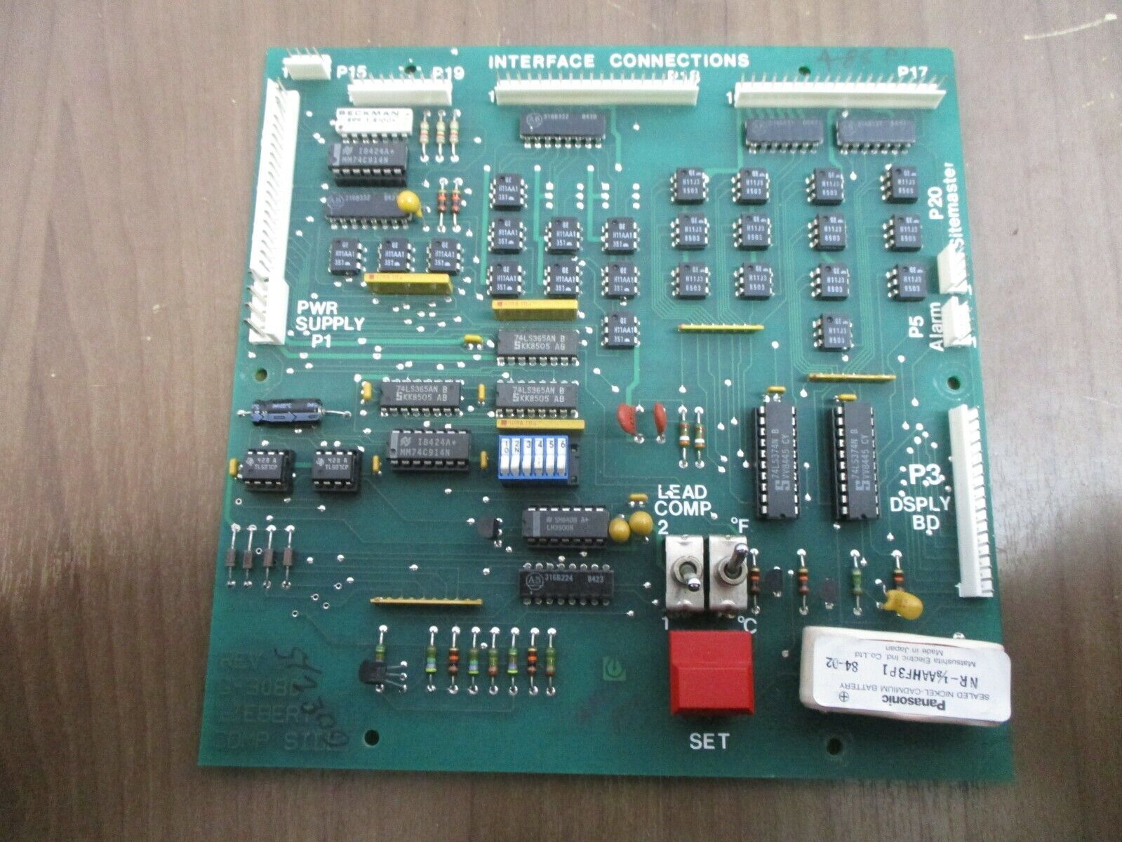 Liebert Interface Board G-3080 Rev. D Used