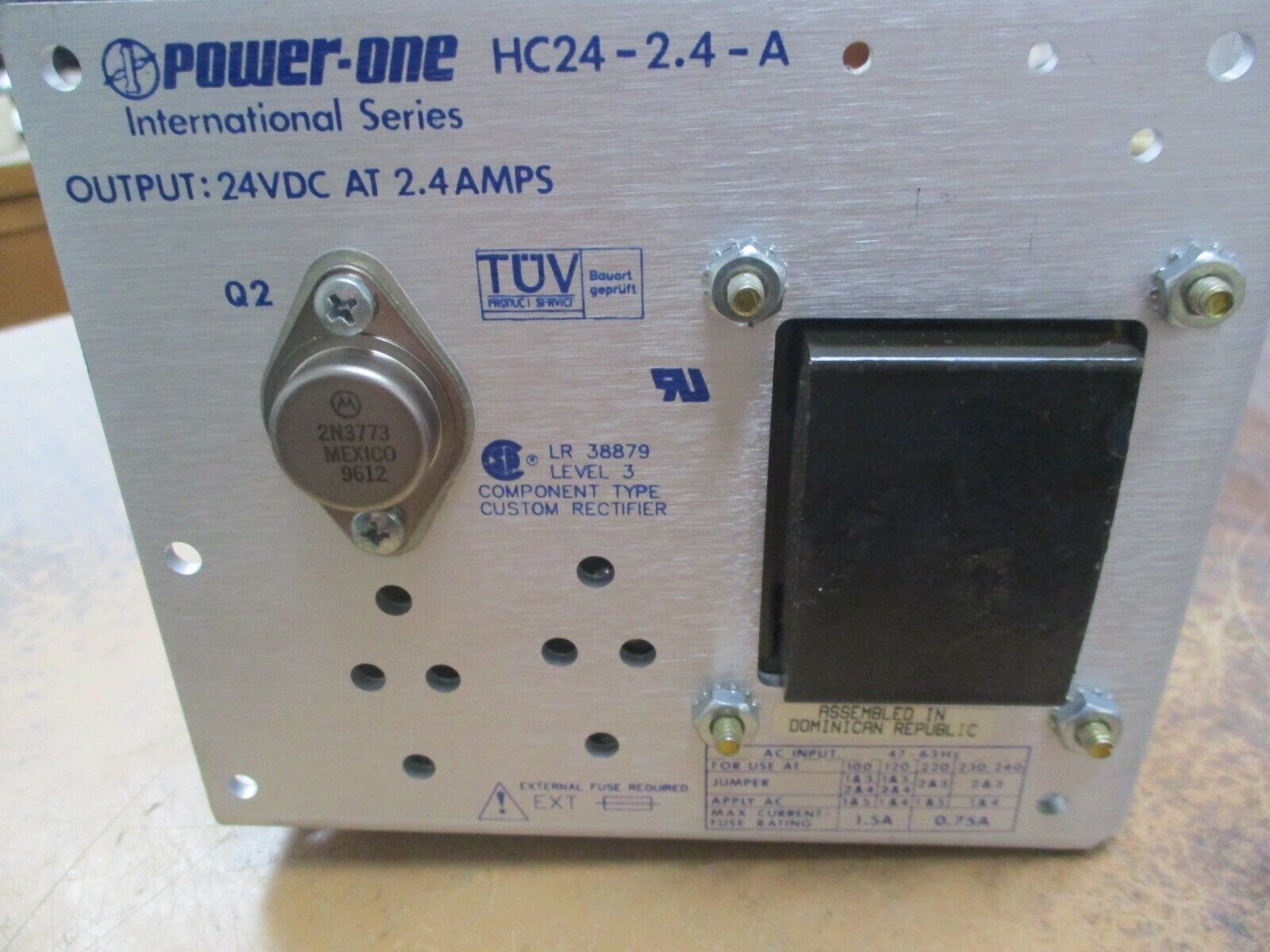 Power-One International Series Power Supply HC24-2.4-A Used