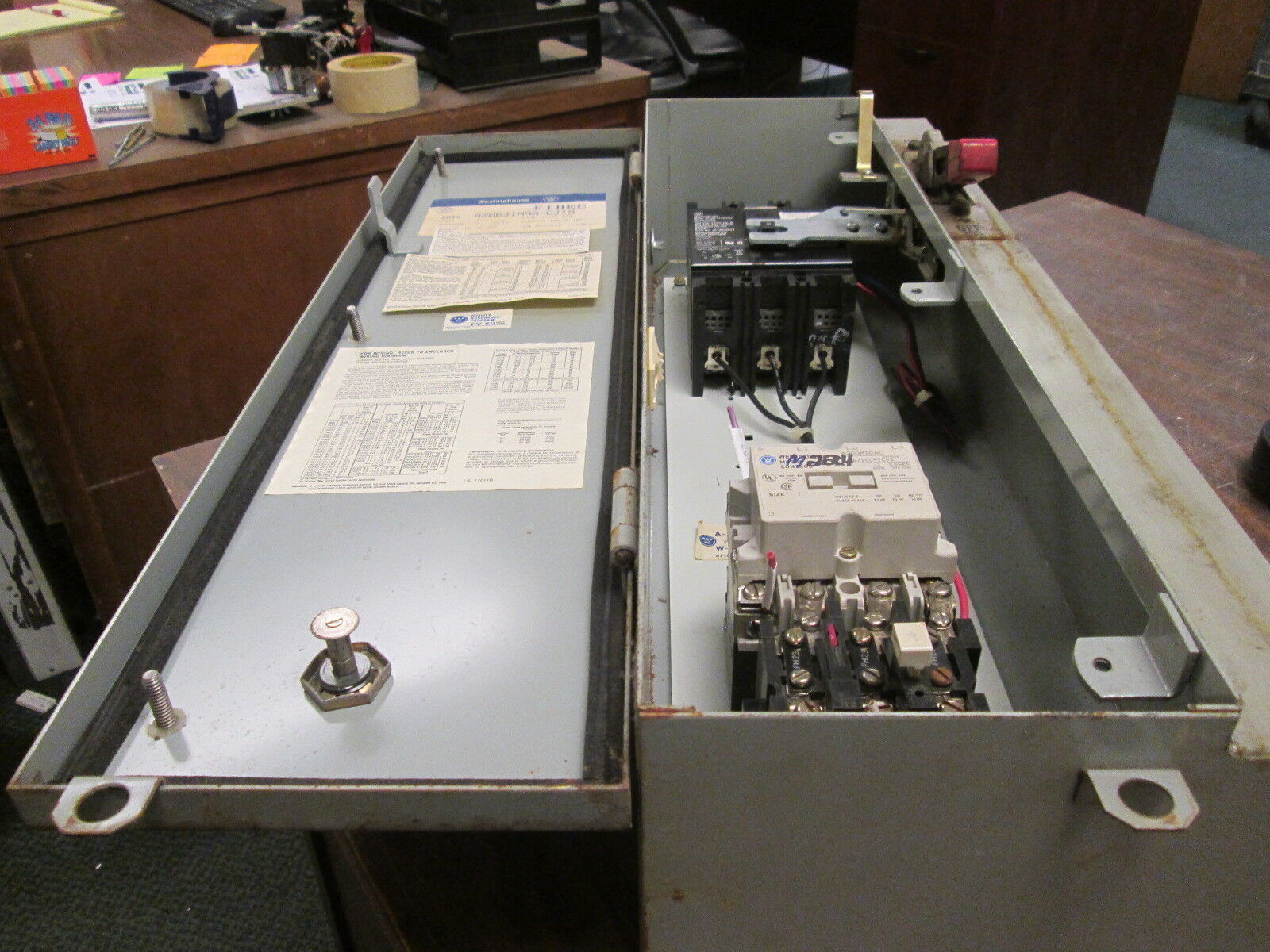 Westinghouse Breaker Size 1 Combination A206J1MAA-CJ1S 120V Coil 3Ph 3P Used
