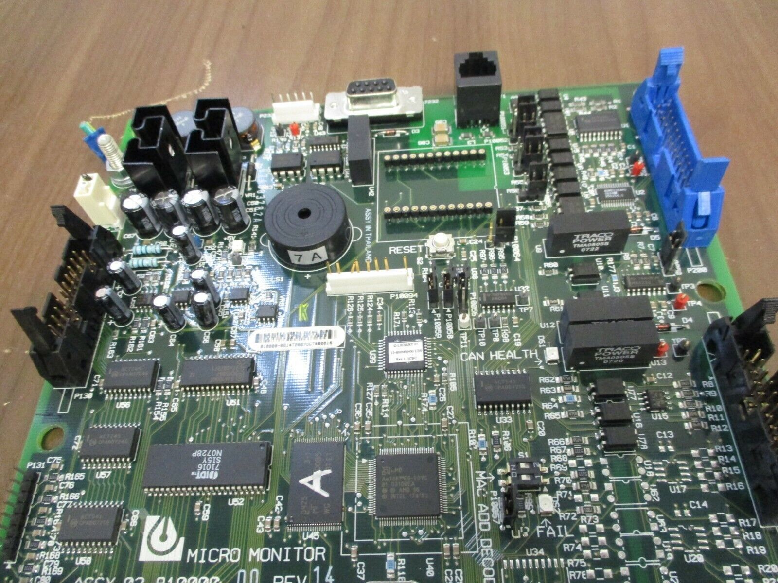 Liebert Micro Monitor PCB 02-810000-00 Rev. 14 Used