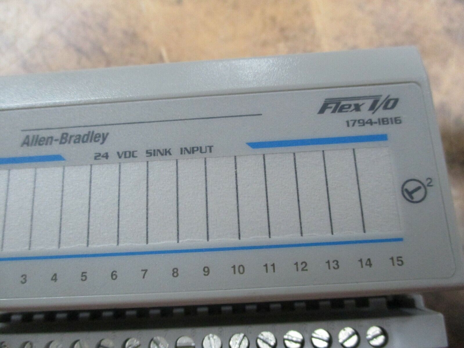 Allen-Bradley 24VDC Sink Input Flex I/O 1794-IB16 Used