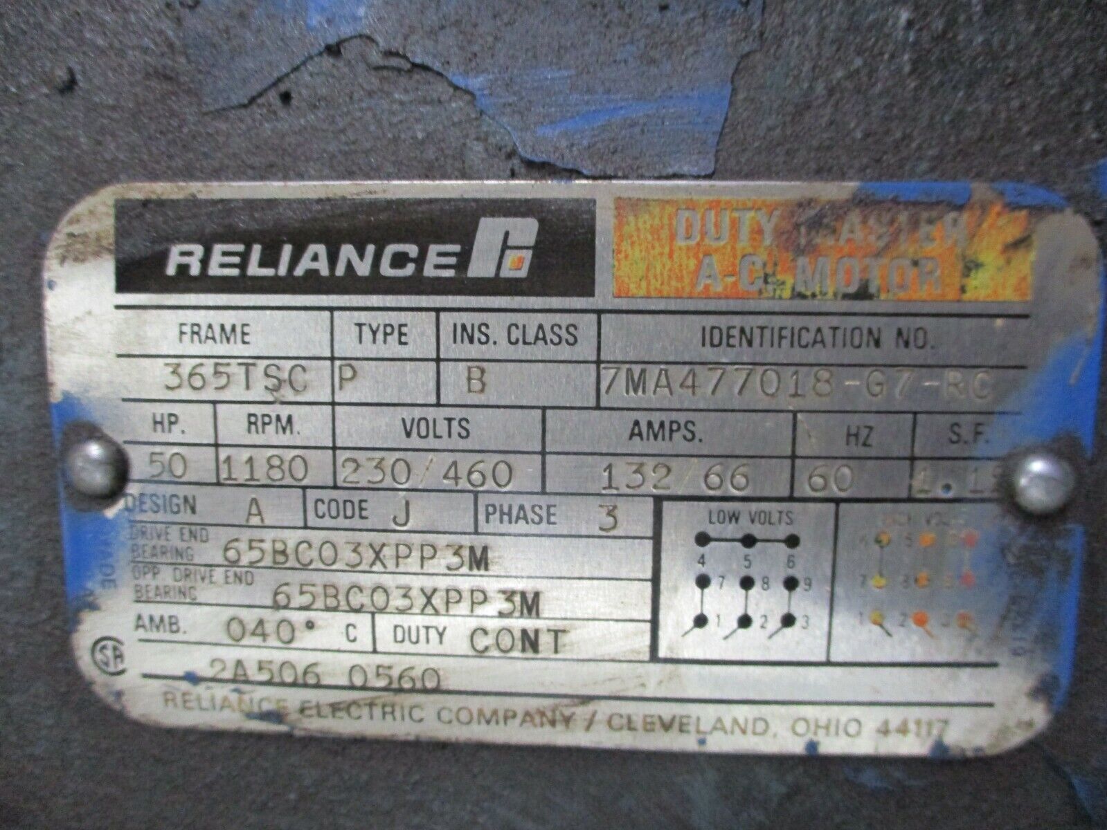 Vickers Vane Pumps w/ Motor 4520V42A8/4520V50A5 50HP 1200RPM 230/460V 132/66A