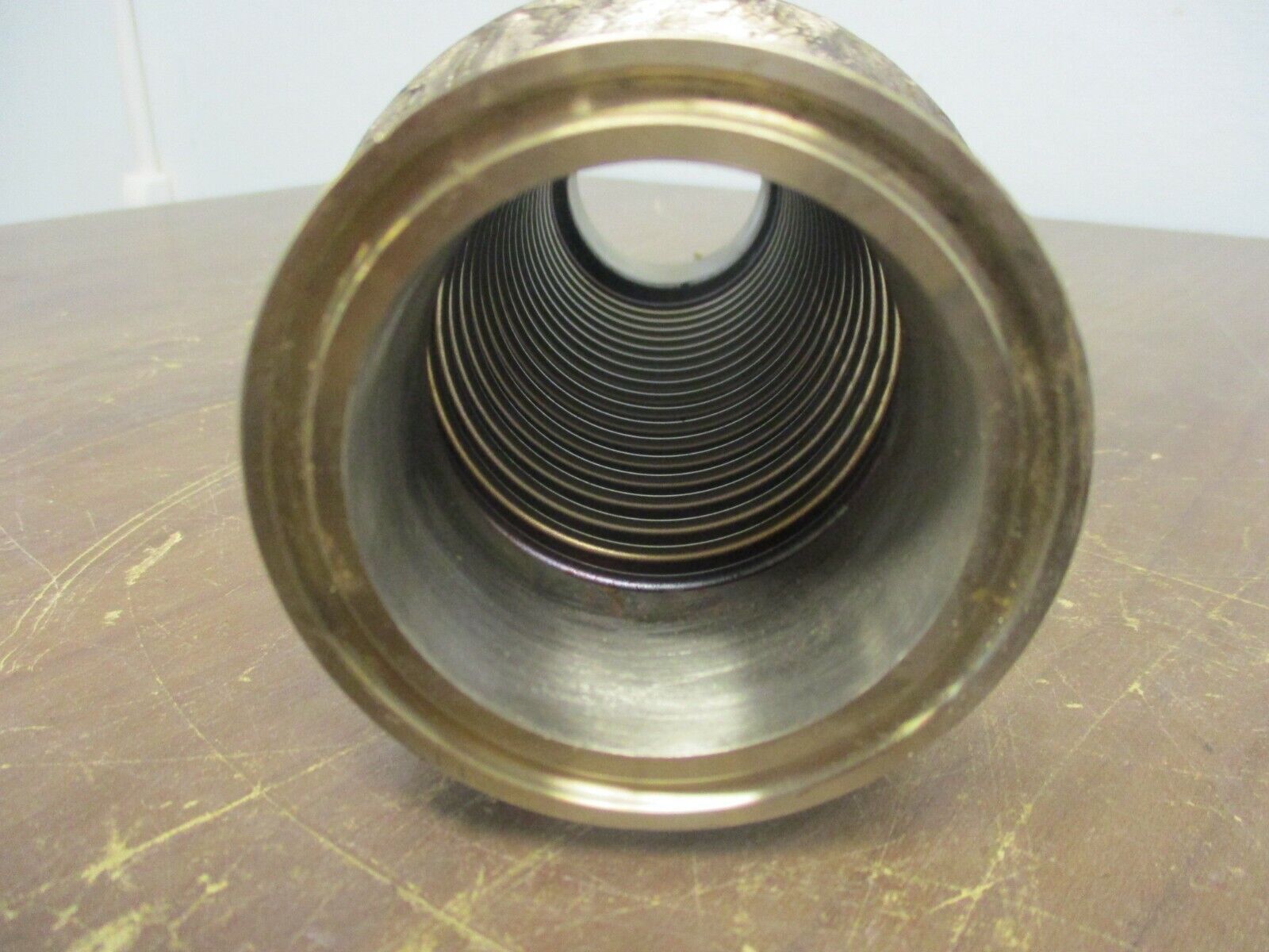 Misc. Brand Stainless Steel Flexible Hose Flexible Length: 4.5" Size: 2" Used