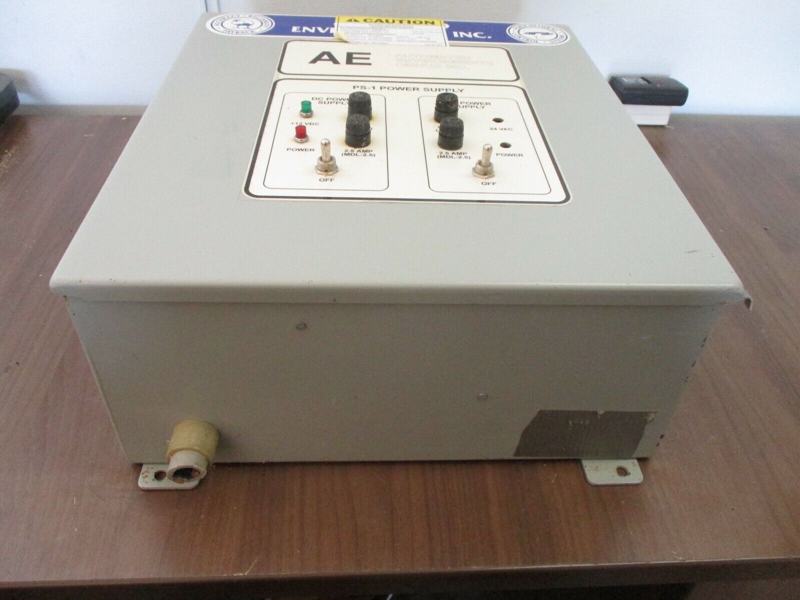 Automated Environments, Inc. Power Supply PS-1 Type 12 Enclosure Used