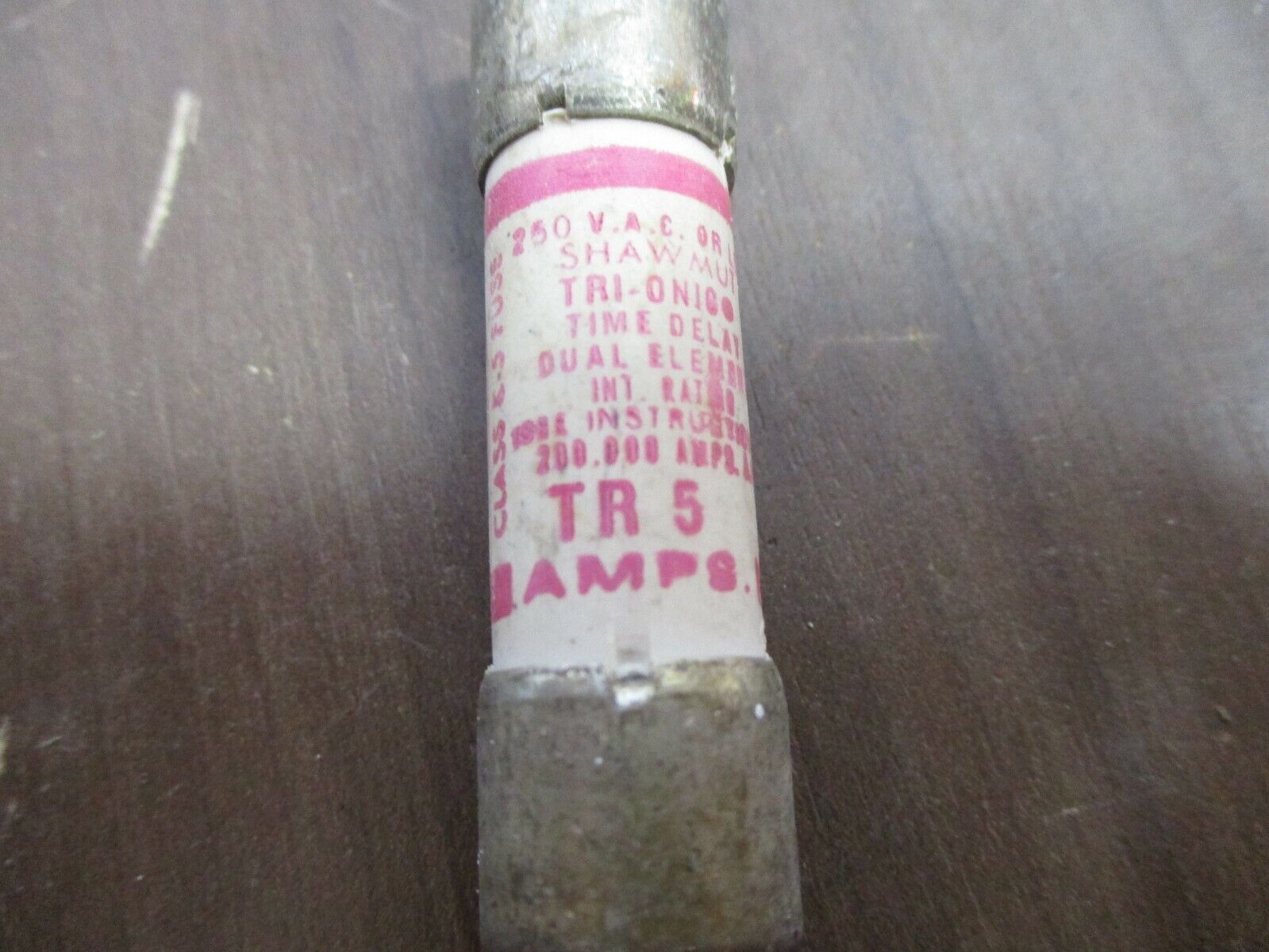 Shawmut Tri-Onic Fuse TR 5 5A 250V *Lot of 18* Used