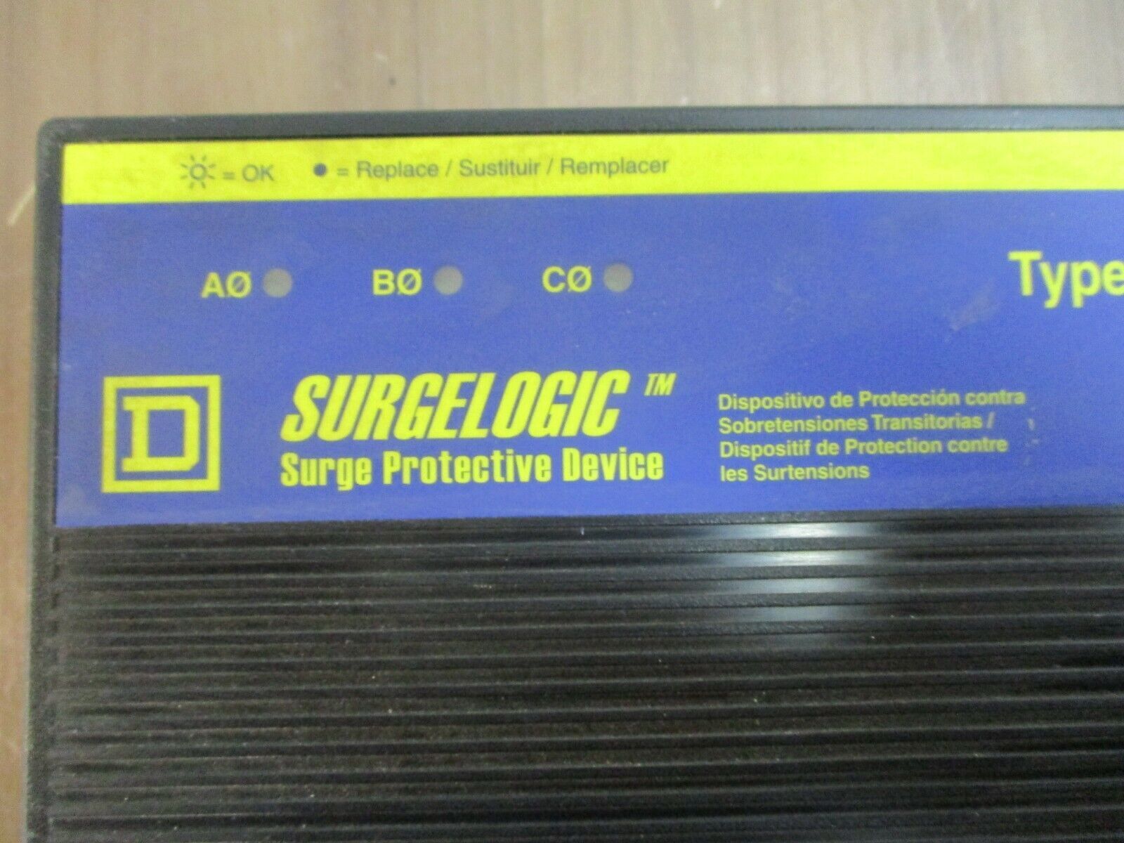 Square D Type HWA Surge Protective Device TVS5HWA80X 480V 50/60 Hz Used