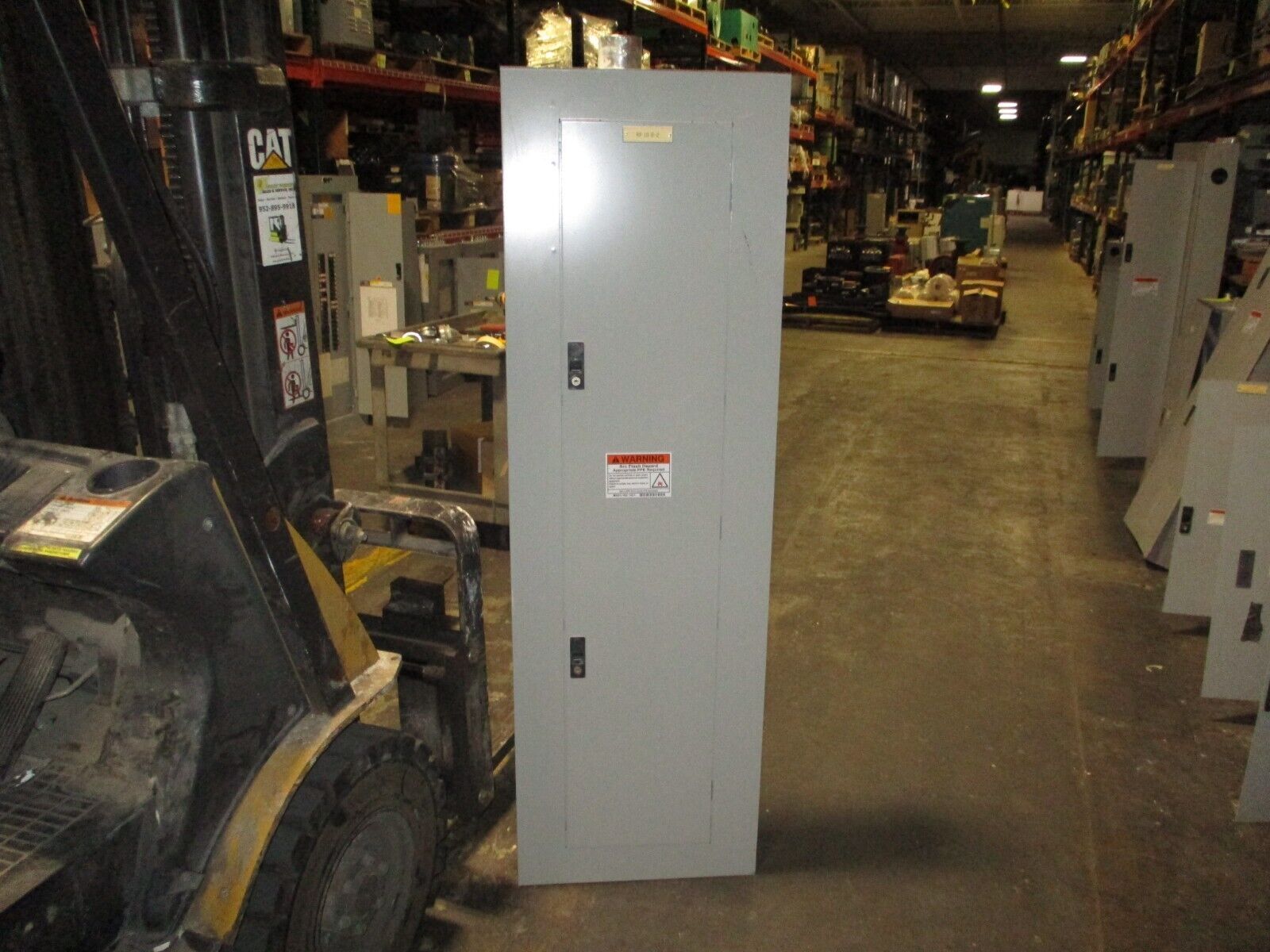 GE Main Lug Breaker Panel AQF3422MTX 225A Max 208/120V 3Ph 4W *No Lugs* Used