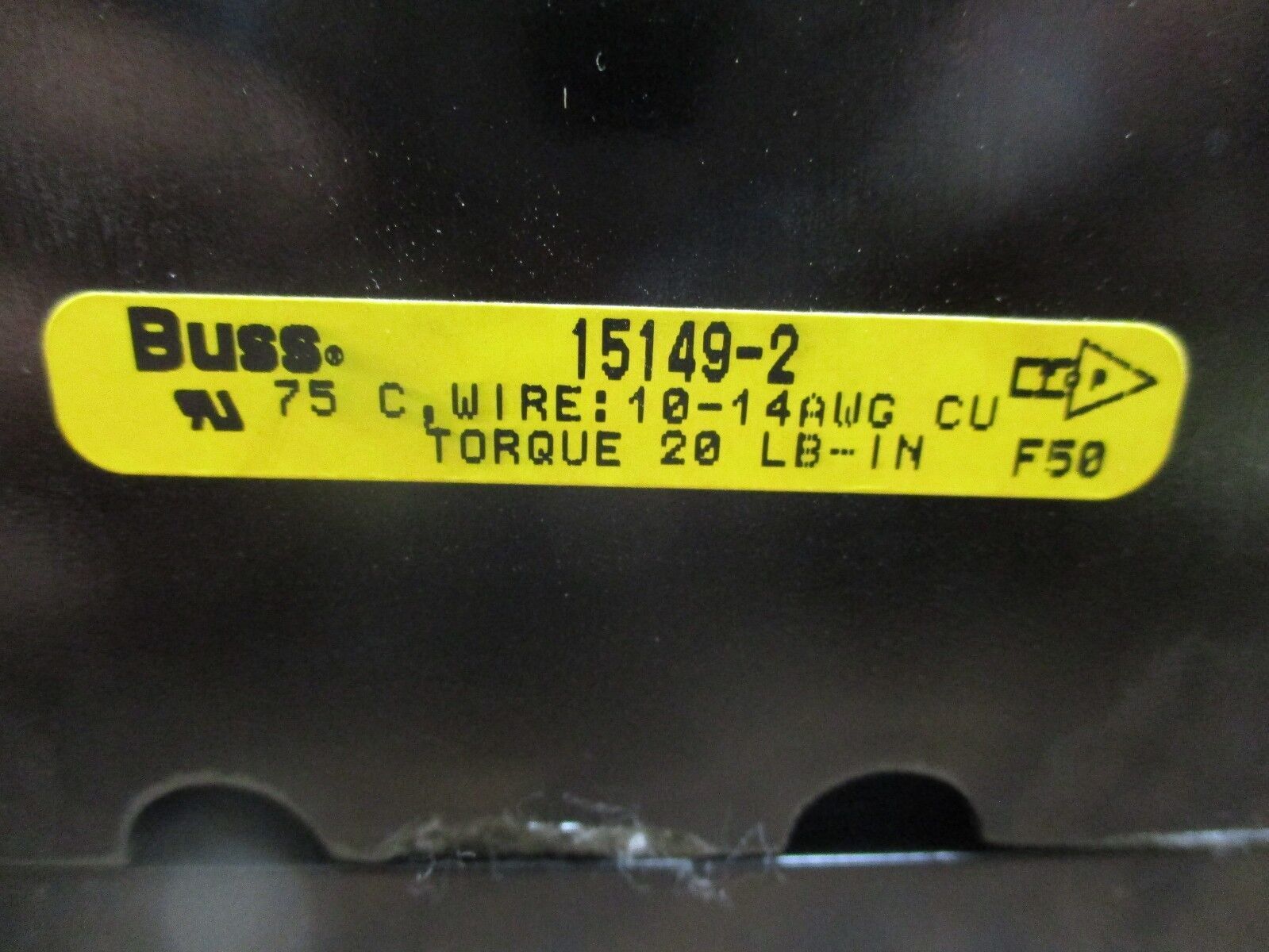 Buss Fuse Pullout Switch 15149-2 30A 600V 50-60Hz Used