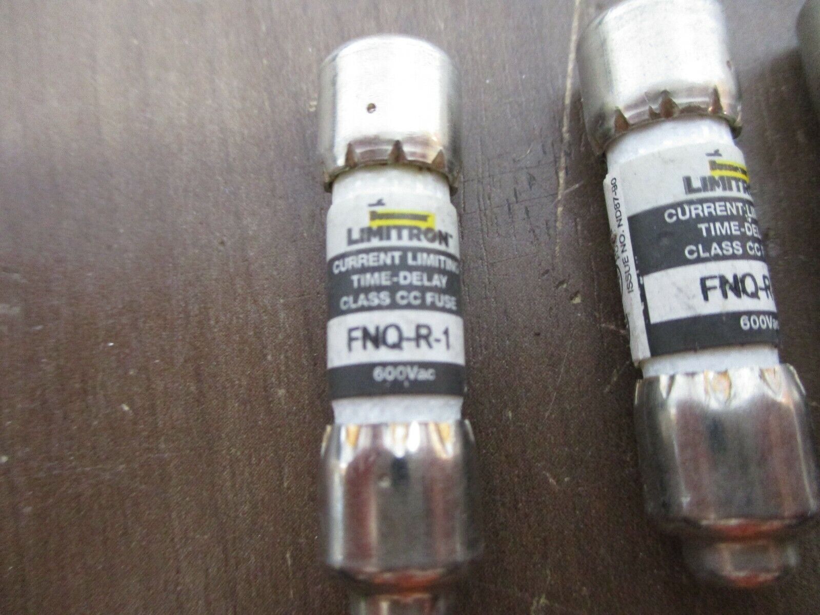 Bussmann Limitron Fuse FNQ-R-1 1A 600V *Lot of 5* Used