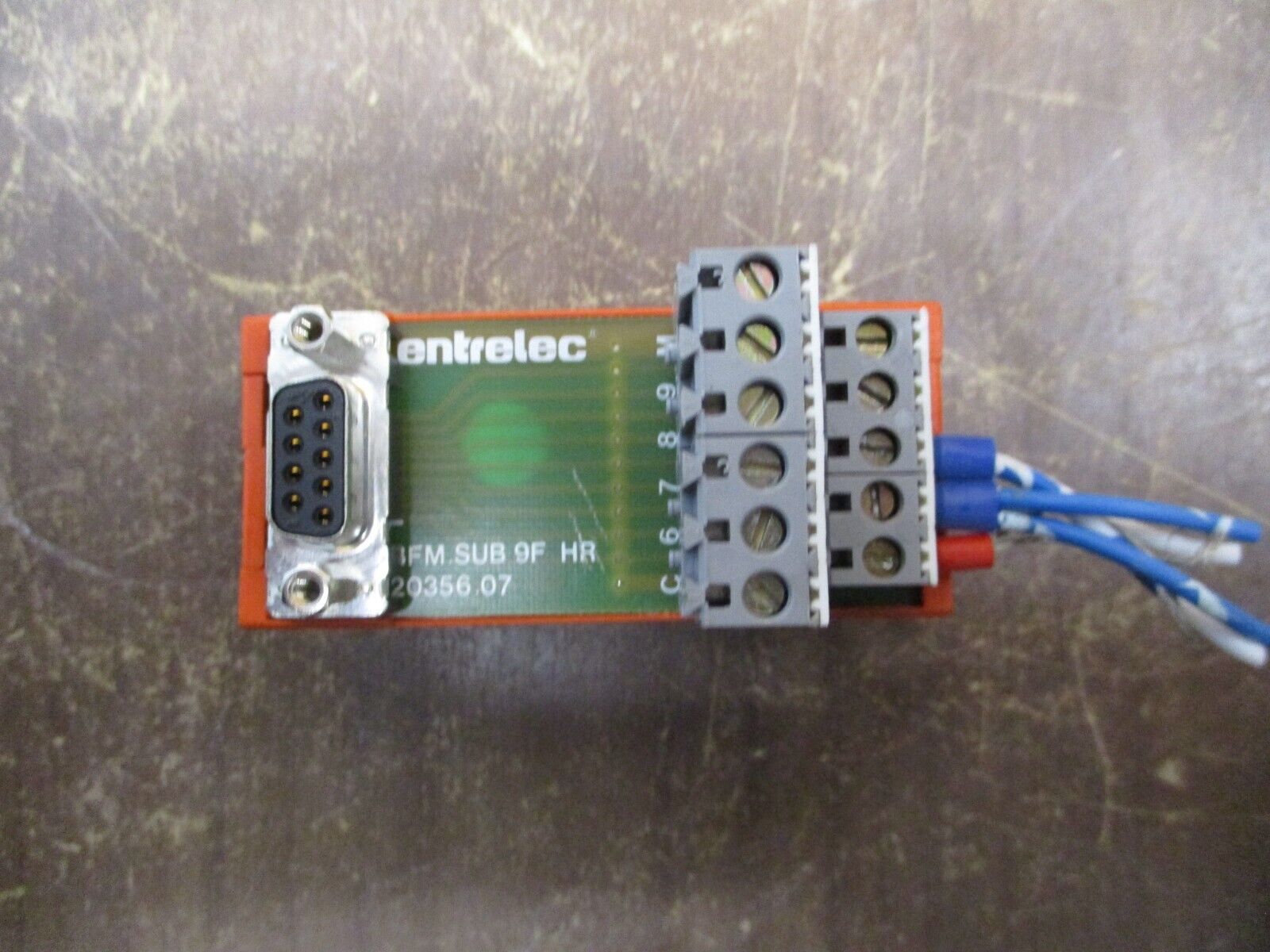 Entrelec BFM.SUB 9F HR Connection Interface 20356.07 Used
