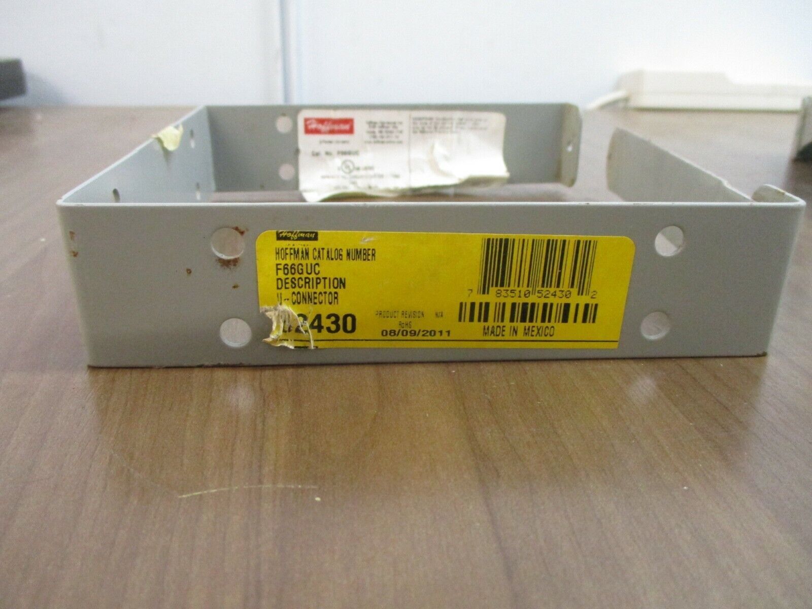 Hoffman U-Connector F66GUC 6x6" *Lot of 5* Used