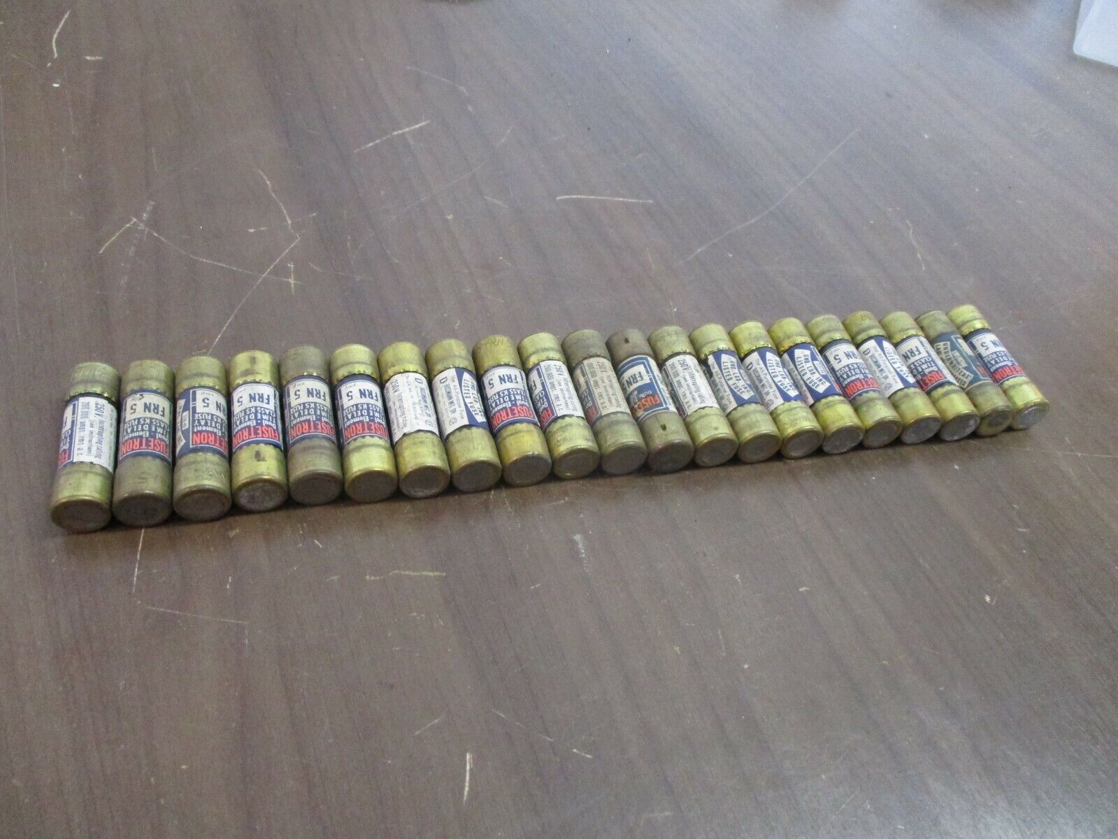 Bussmann Fusetron Fuse FRN 5 5A 250V *Lot of 21* Used