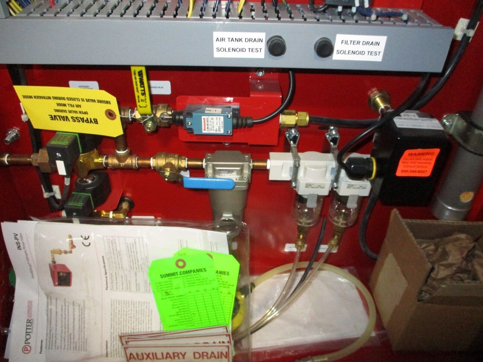 Potter NGP-500D Nitrogen Generator NGP-500D-1A 20 Gal Air Tank 115V 1Ph Used