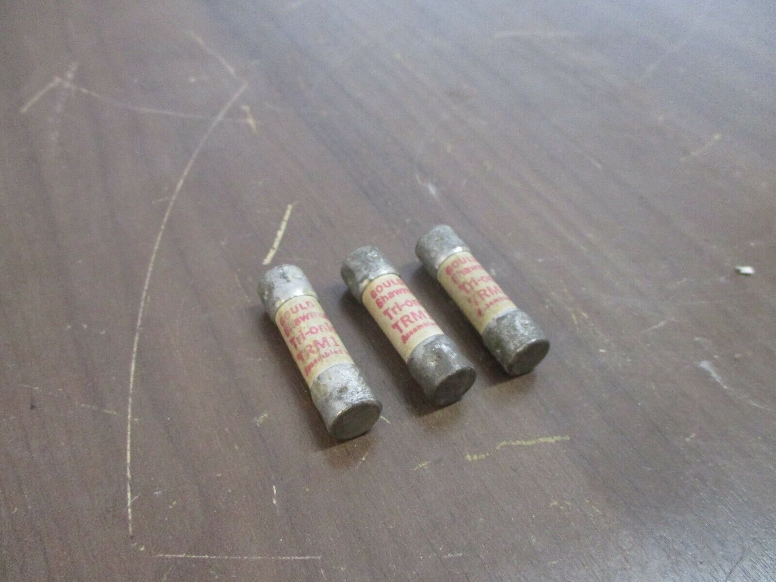 Gould Shawmut Tri-Onic Fuse TRM1 1A 250V *Lot of 3* Used
