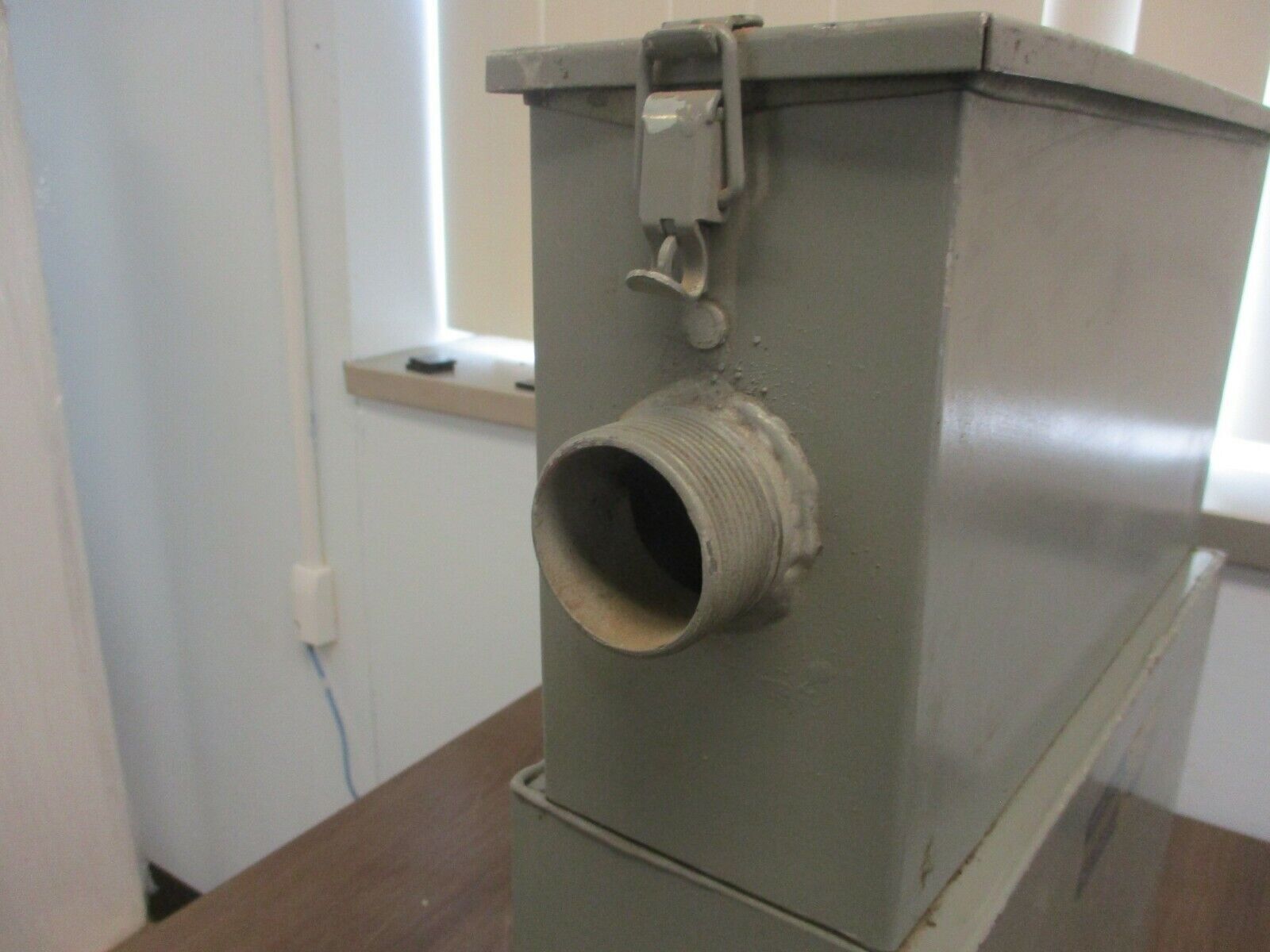 GE Dielektrol Capacitor 55L334KE 10kVAR 240V 60Hz 3Ph *Bent Top* Used