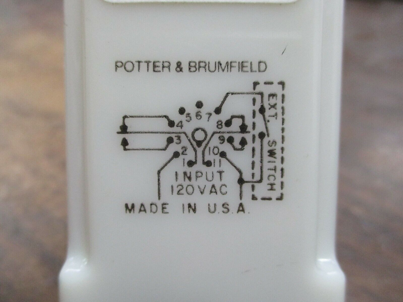 Potter & Brumfield Time Delay Relay CKB-38-71068 Delay: 0.6-60sec Used