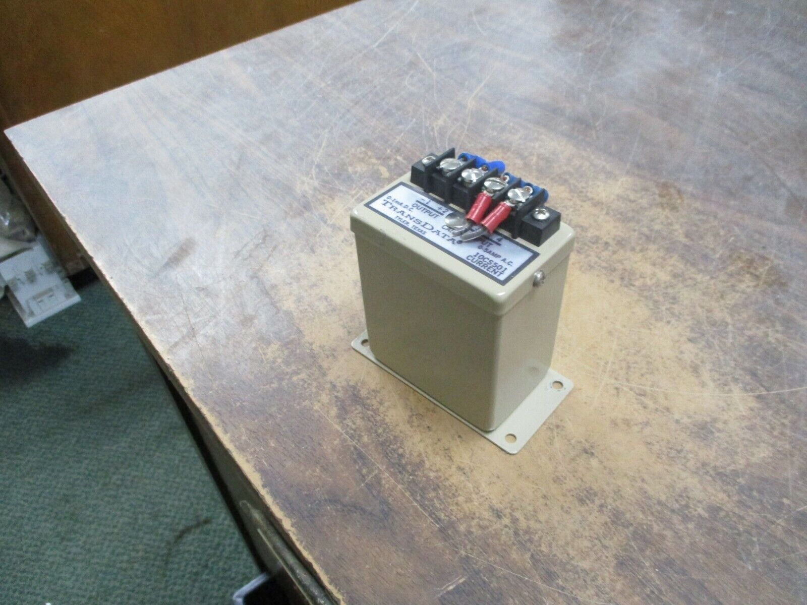 TransData Current Transducer 10CS501 Input: 0-5A AC Output: 0-1mA DC Used