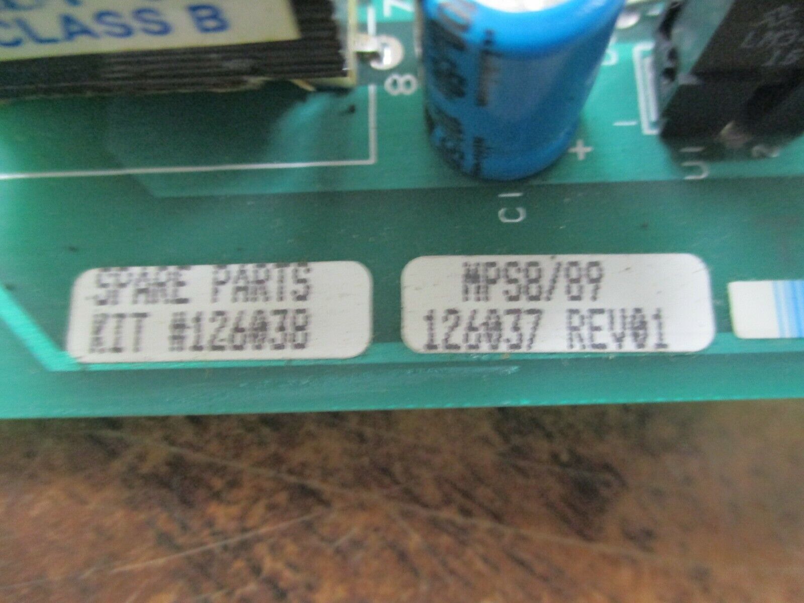 Allen-Bradley MPS8/89 Control Board 126037 Rev. 01 Used