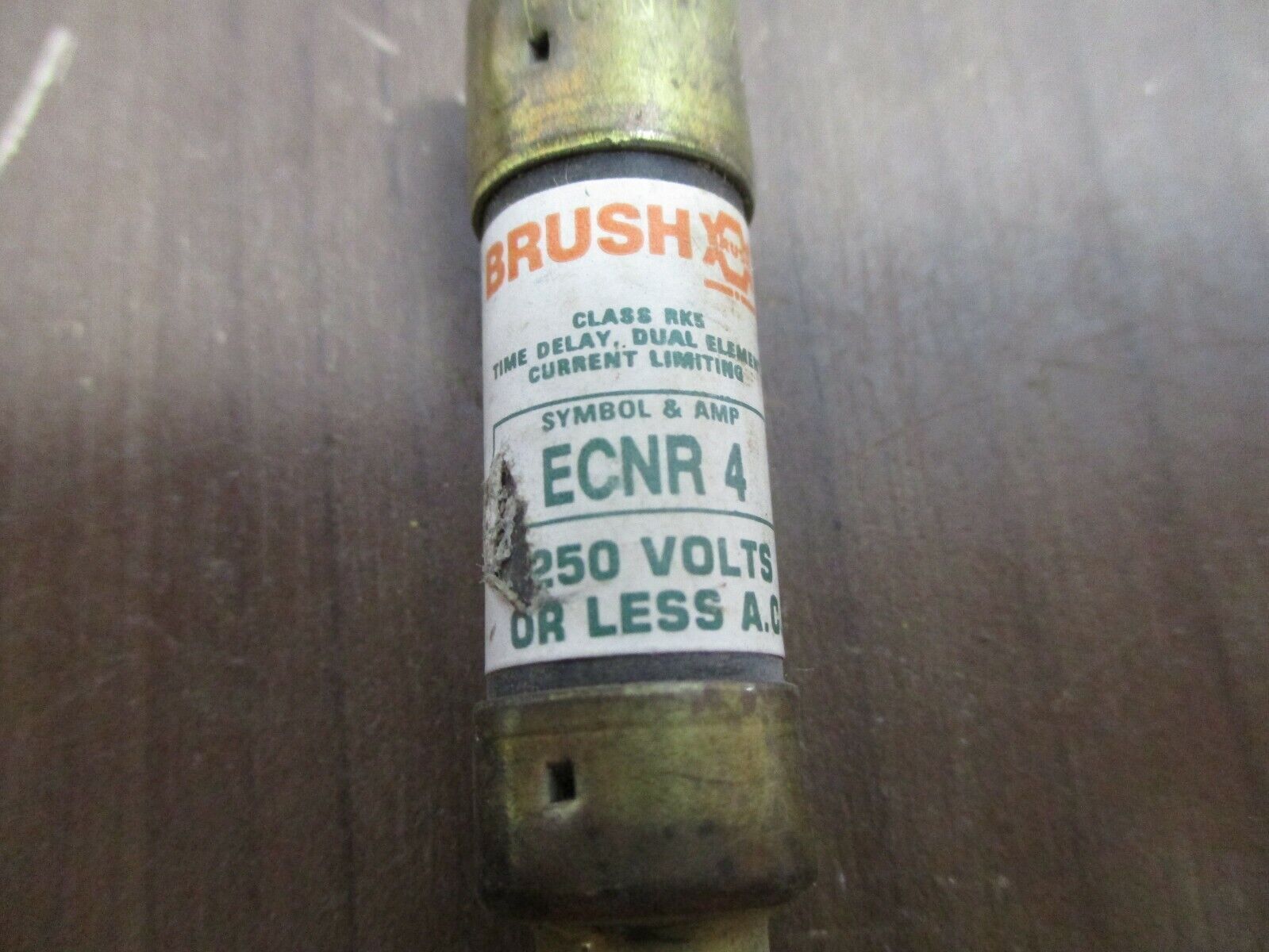 Brush Fuse ECNR 4 4A 250V *Lot of 12* Used