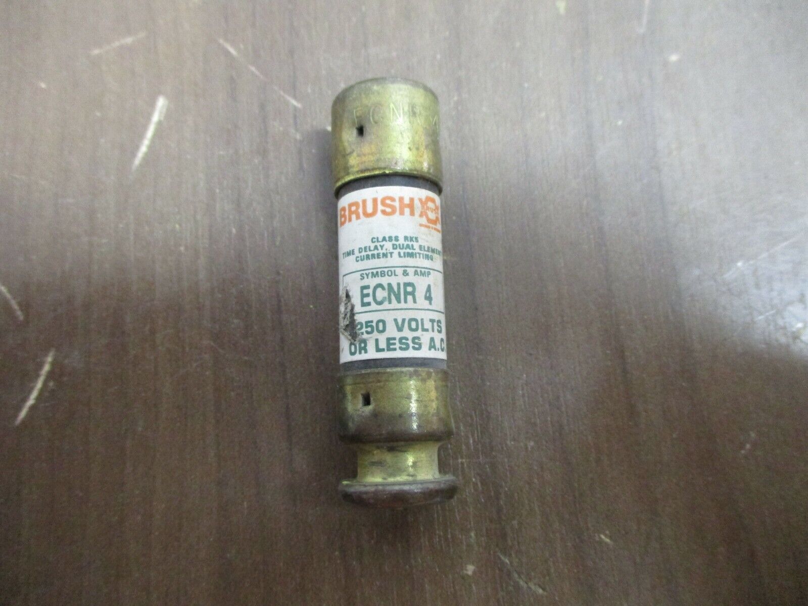 Brush Fuse ECNR 4 4A 250V *Lot of 12* Used