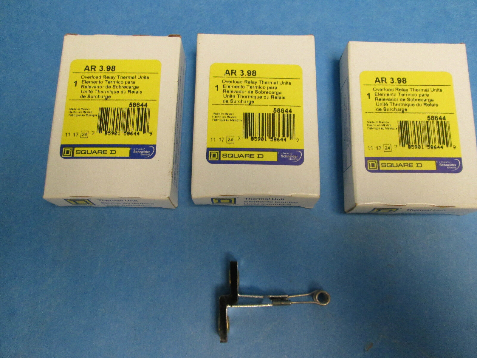 Square D Thermal Overload Unit AR 3.98 Set of 3!!! New In Box!!!
