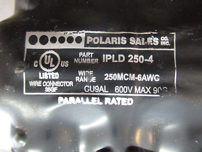 Polaris Pre-Insulated Connector IPLD 2500-4 250MCM-6AMG 4P Used
