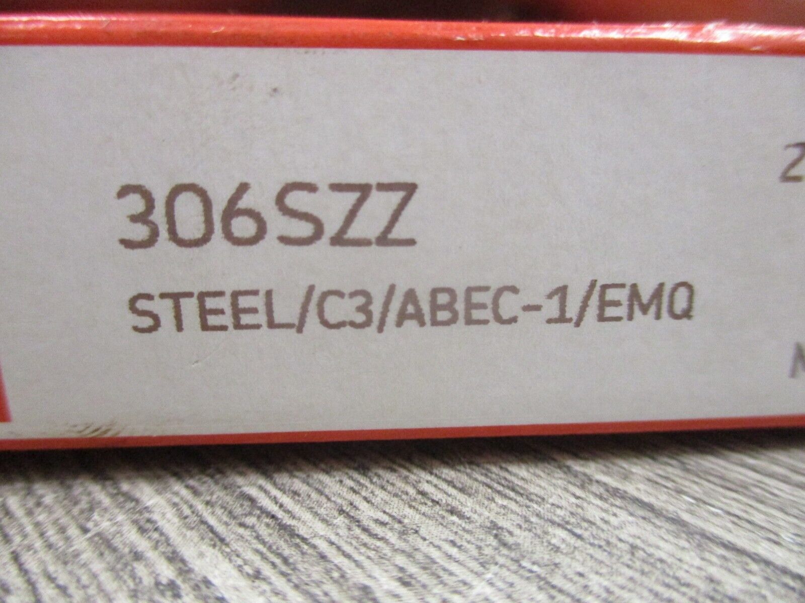 MRC Bearing 306SZZ New Surplus