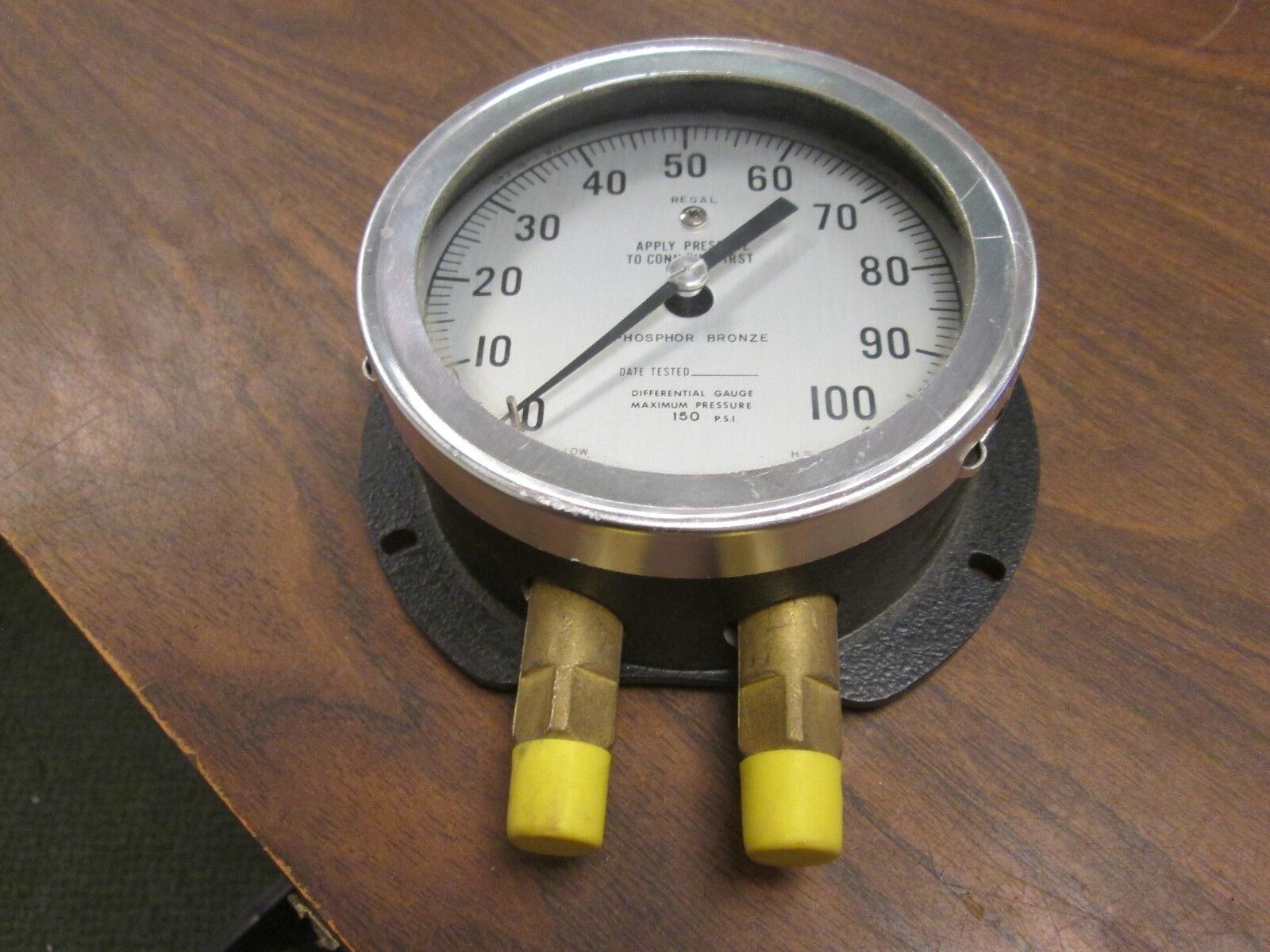 H.O. Trerice Co. Pressure Gauge G15-100 Range: 0-100 Used