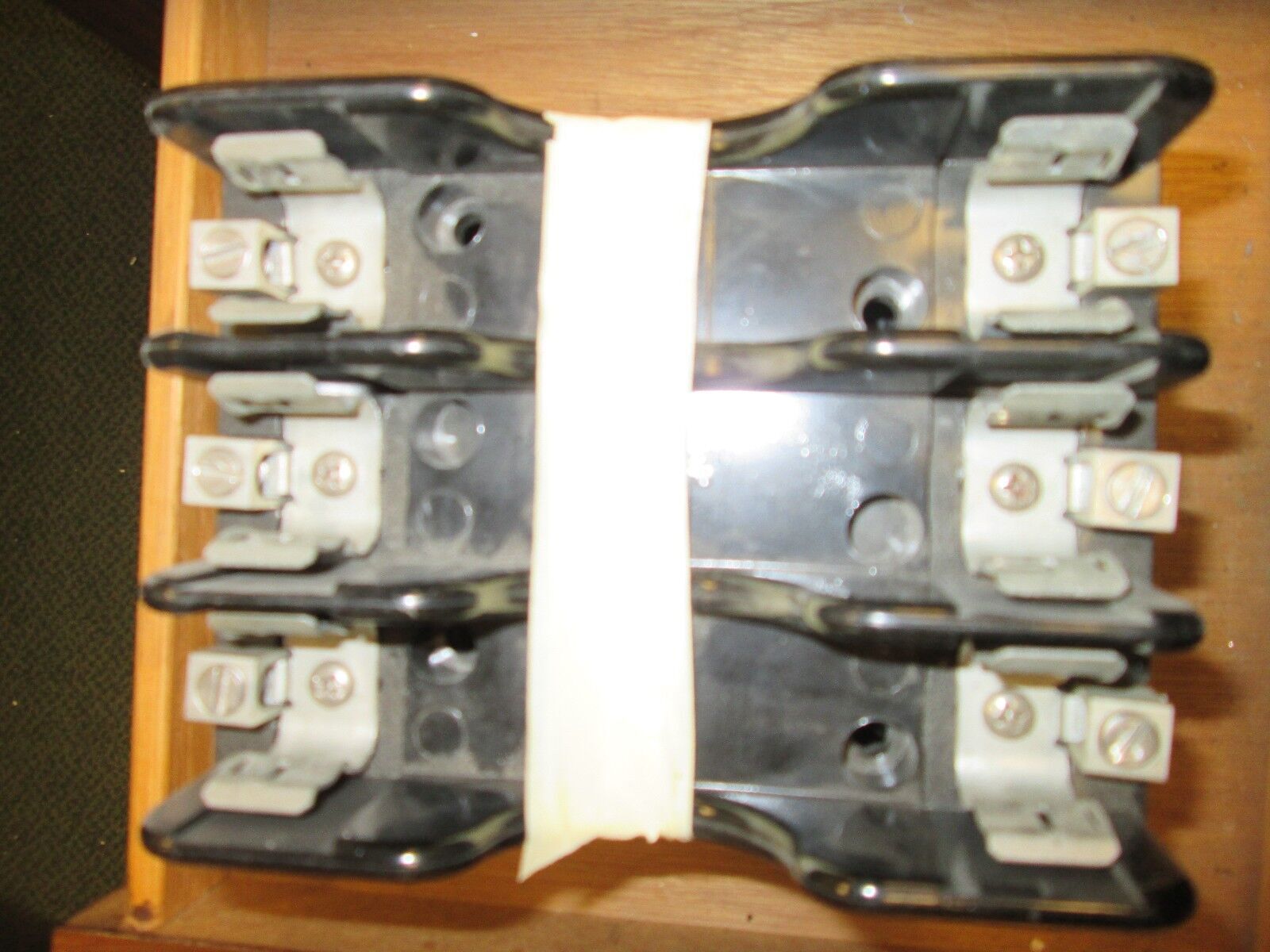 Marathon Fuse Block 6F60A3B 60A 600V 3P Lot of 3 Used
