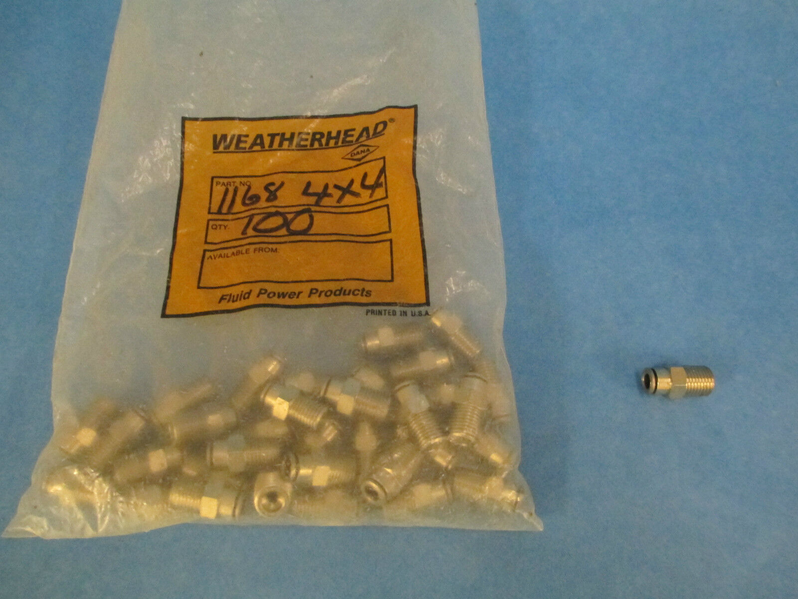 Weatherhead Fitting 11684X4, Lot of 34! New Surplus!!!