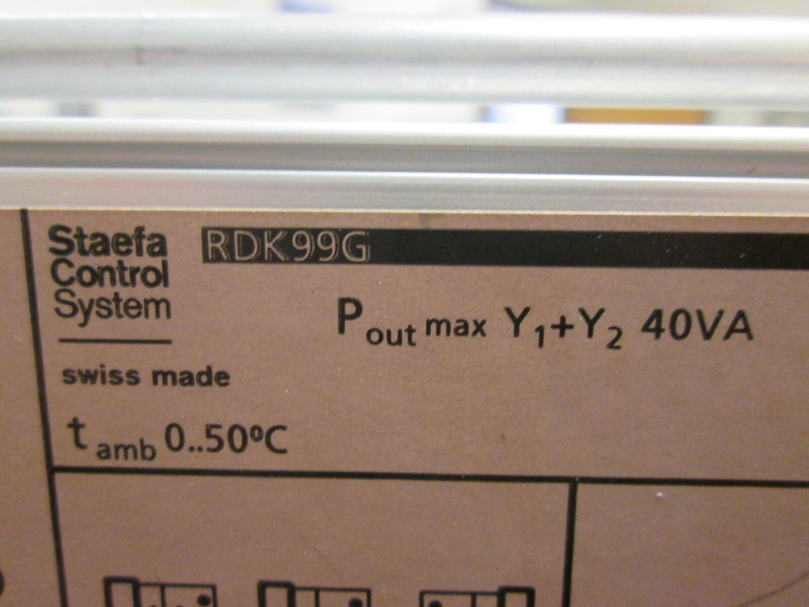 Staefa Control System Control Board RDK99G 50/60Hz 24V Used