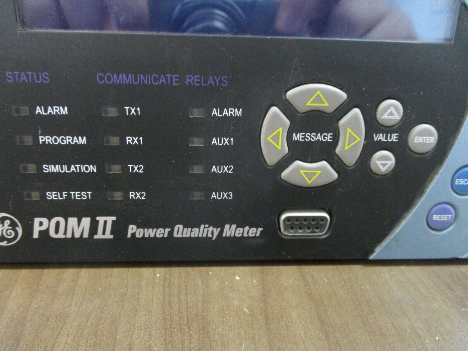 GE Power Quality Meter PQMII F/W: 73D222C4.000 Control: 90-300VDC 70-265VAC Used