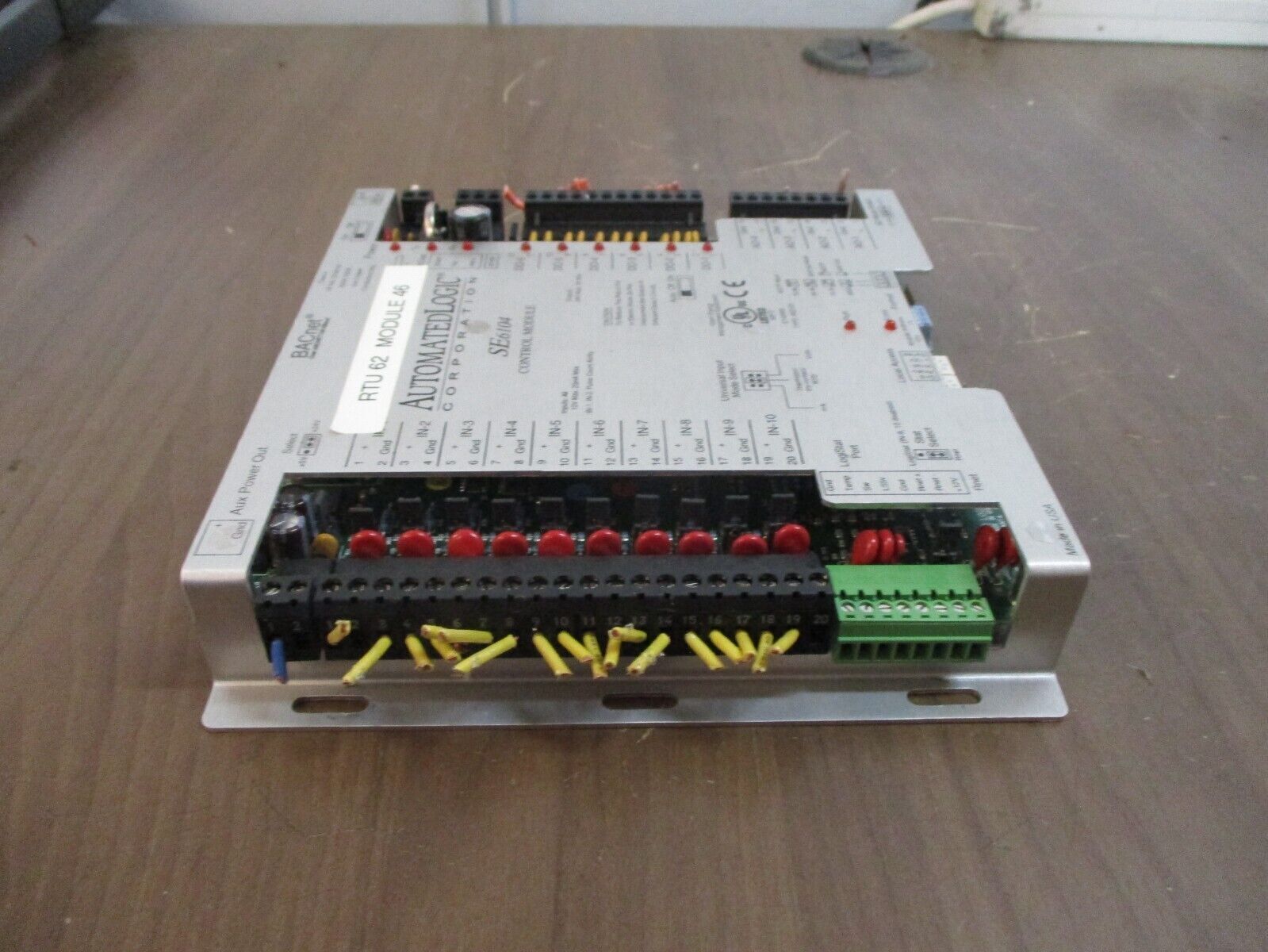 Automated Logic BACnet Control Module SE6104 Input: 10V 20mA Output: 24V 3A Used