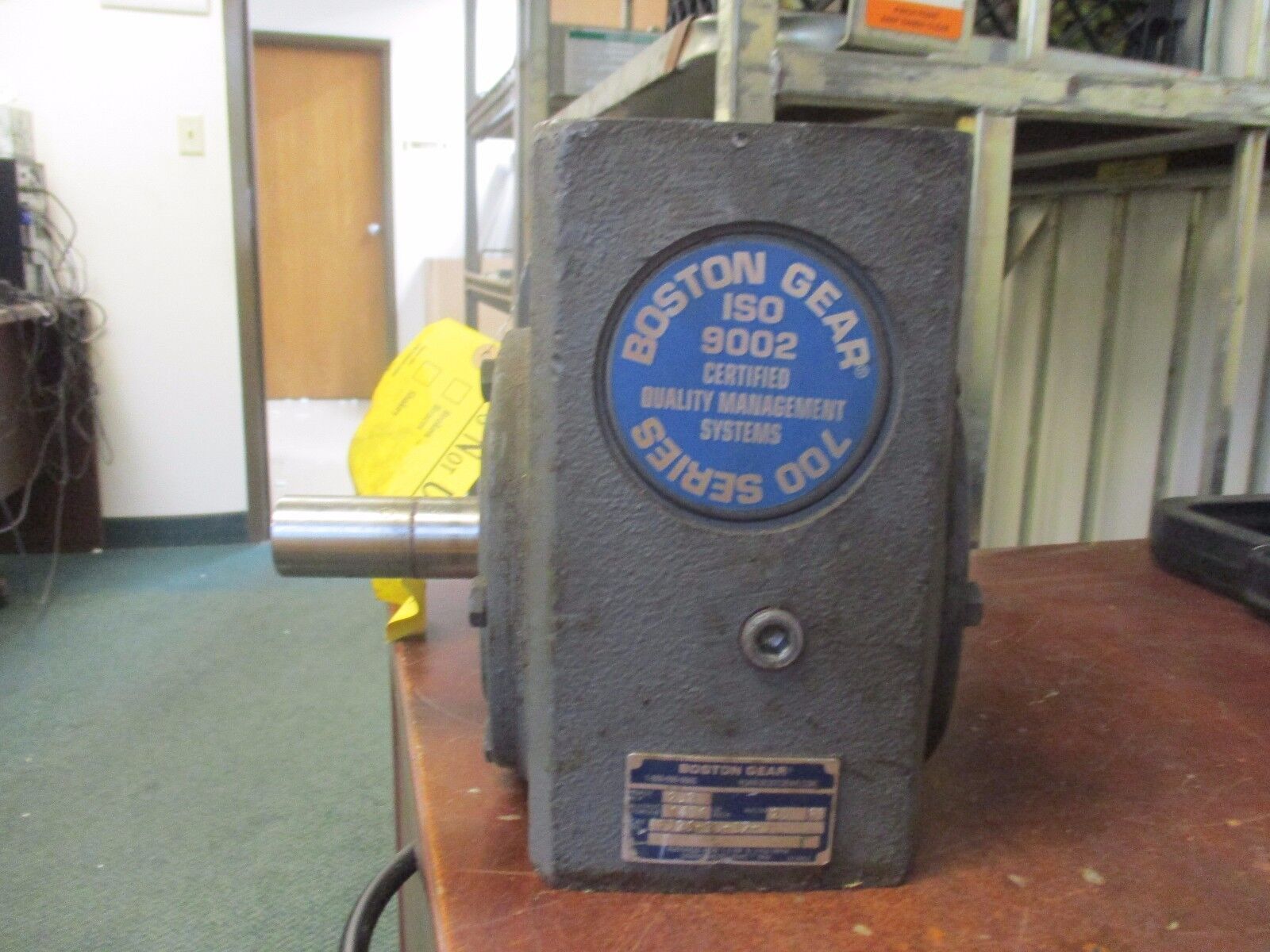 Boston Gear Reducer F726-20-B7-J Ratio 20:1 2.3Hp In 1406 In-LB Torque Out Used