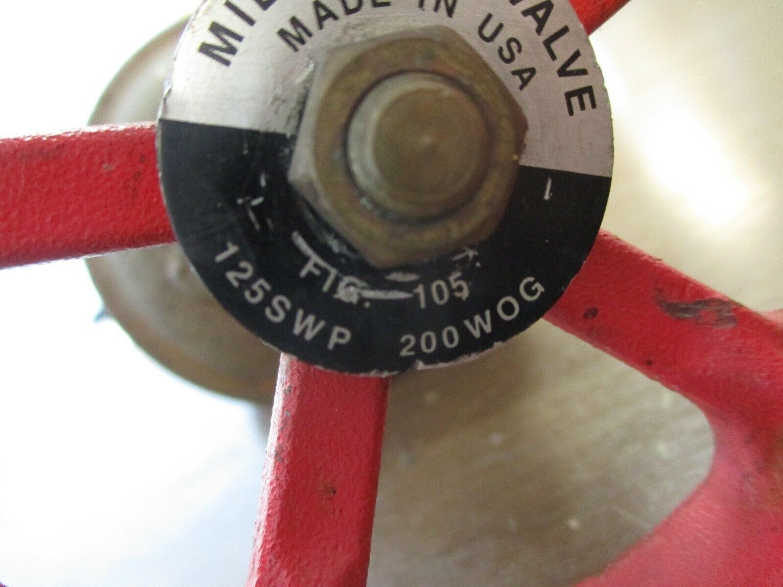 Milwaukee Valve Gate Valve 105 Size: 2 1/2" 125SWP 200WOG Used