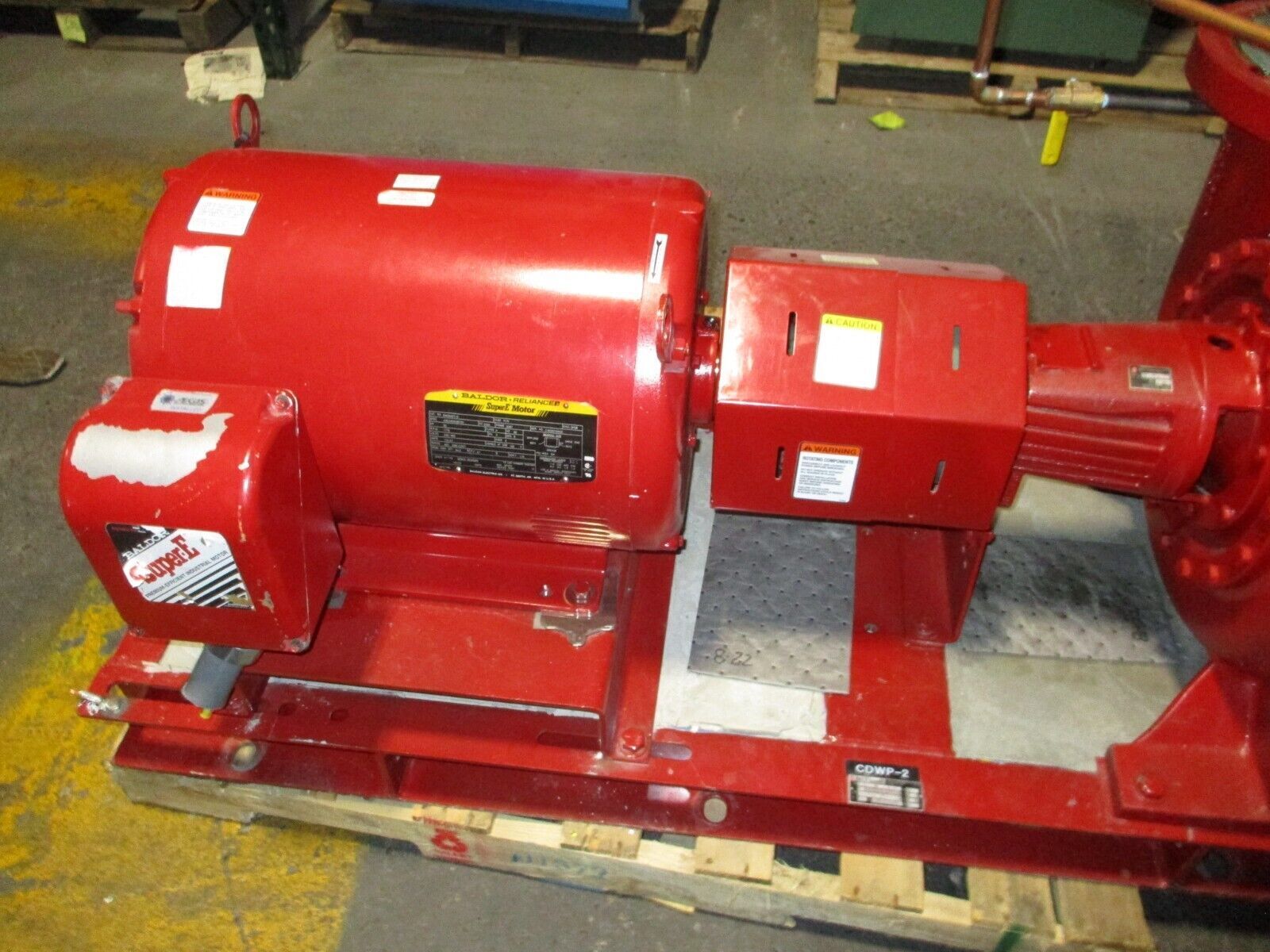 Bell & Gossett Pump e-1510 SSFSIC 10.125 6E 50HP 1800RPM 1350GPM 85FT Head Used