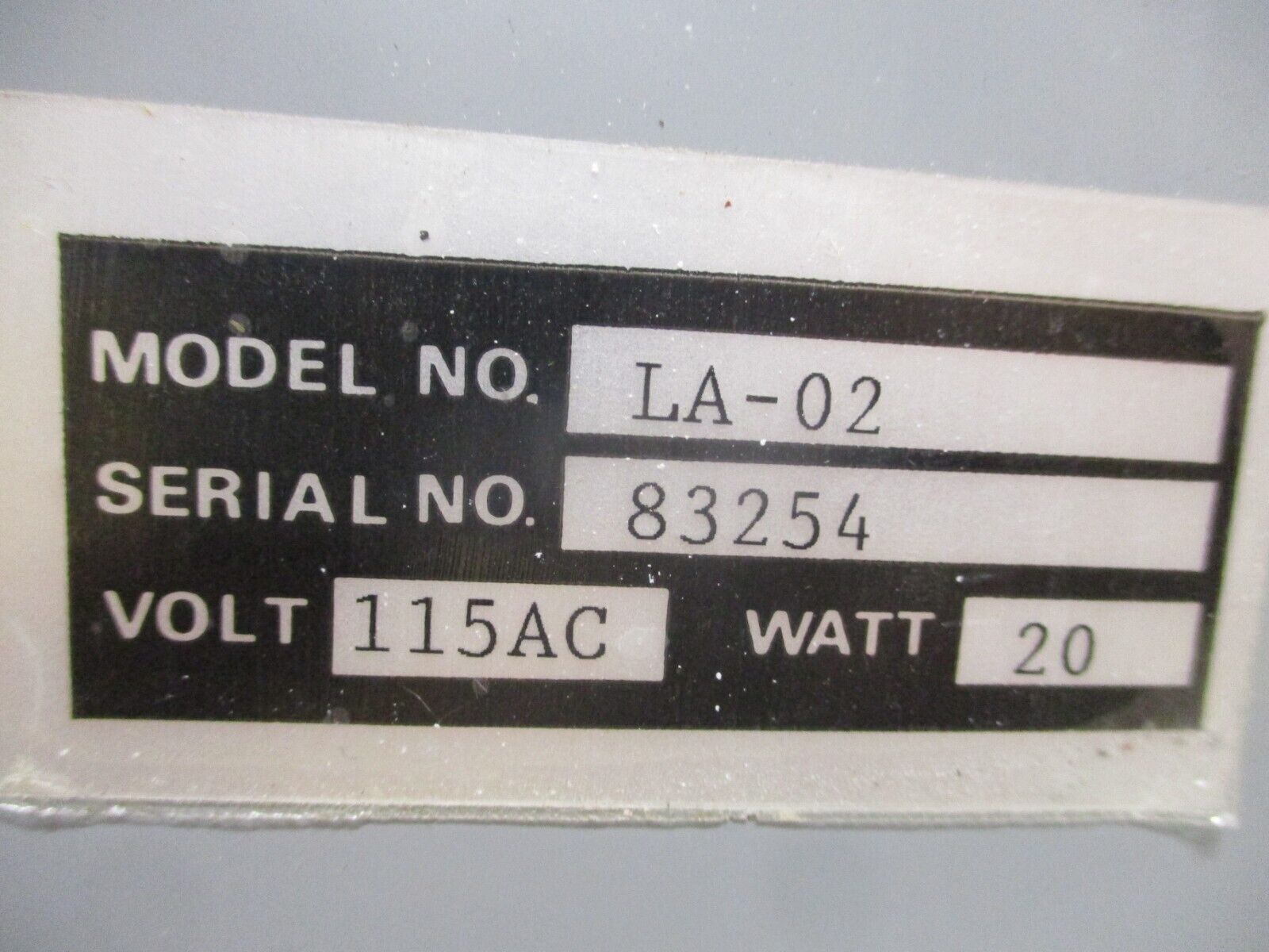 USD Leak Alert Alarm Panel LA-02 115VAC 20W Used