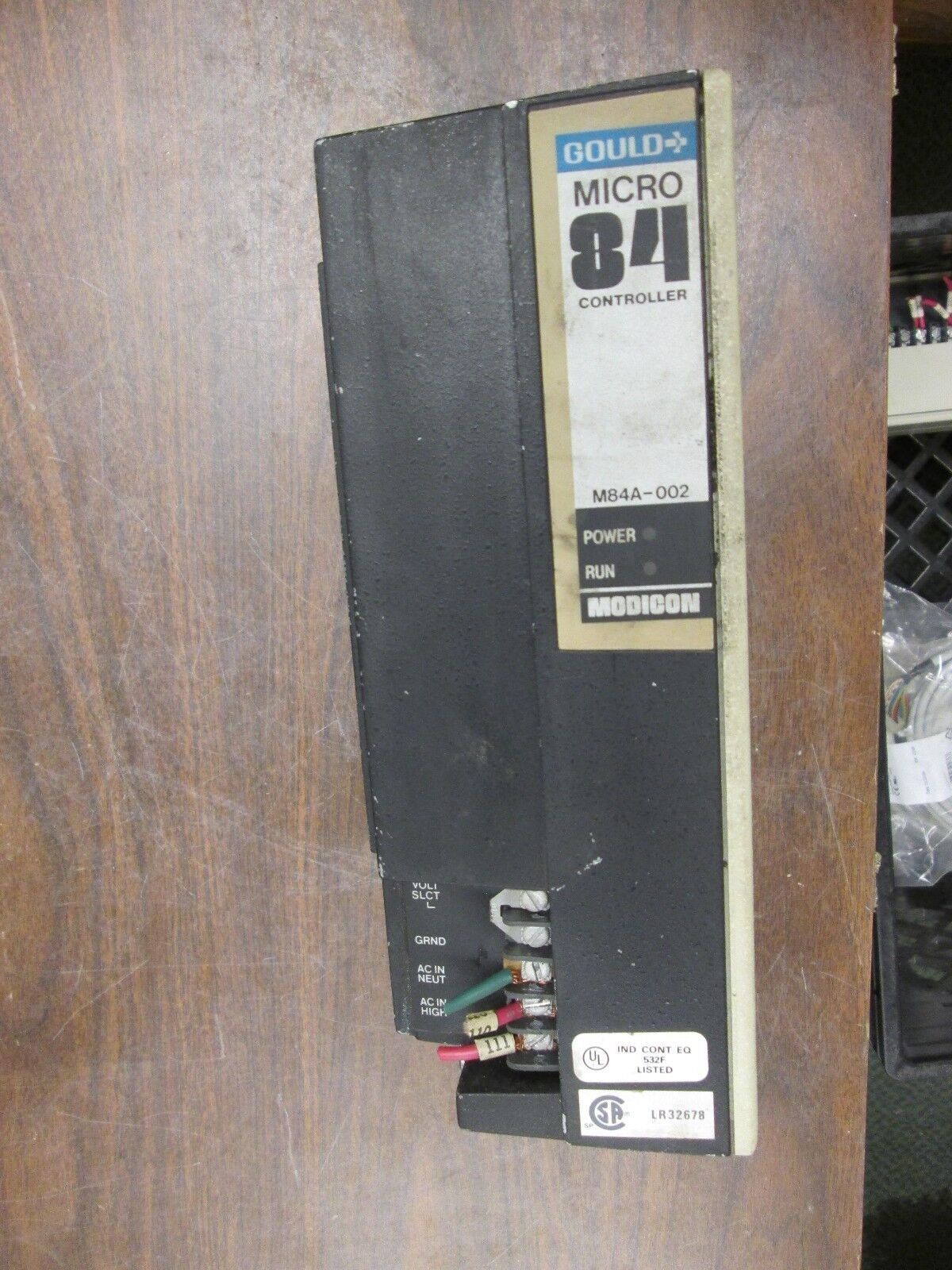 Gould Micro 84 Controller AS-M84A-002 120/240VAC 1.0A 50/60Hz Used