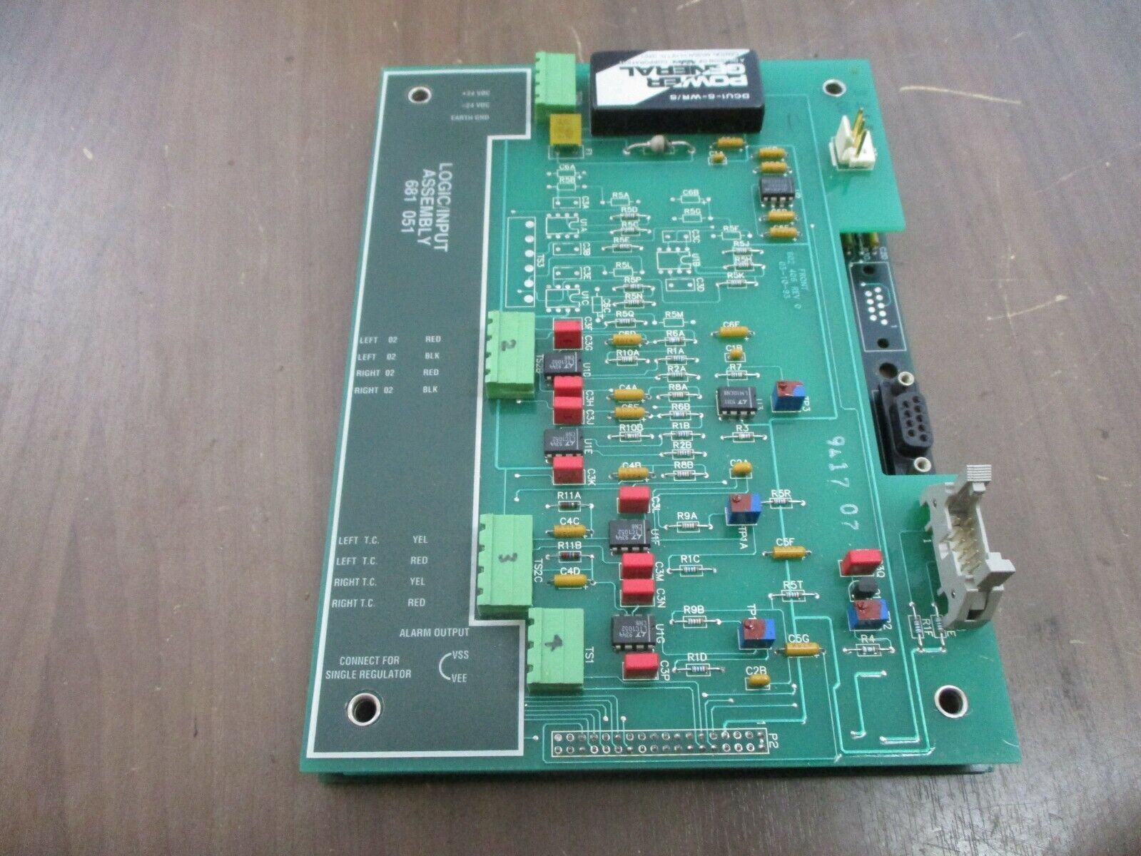 Nidec Logic / Input Assembly 681 051 Used