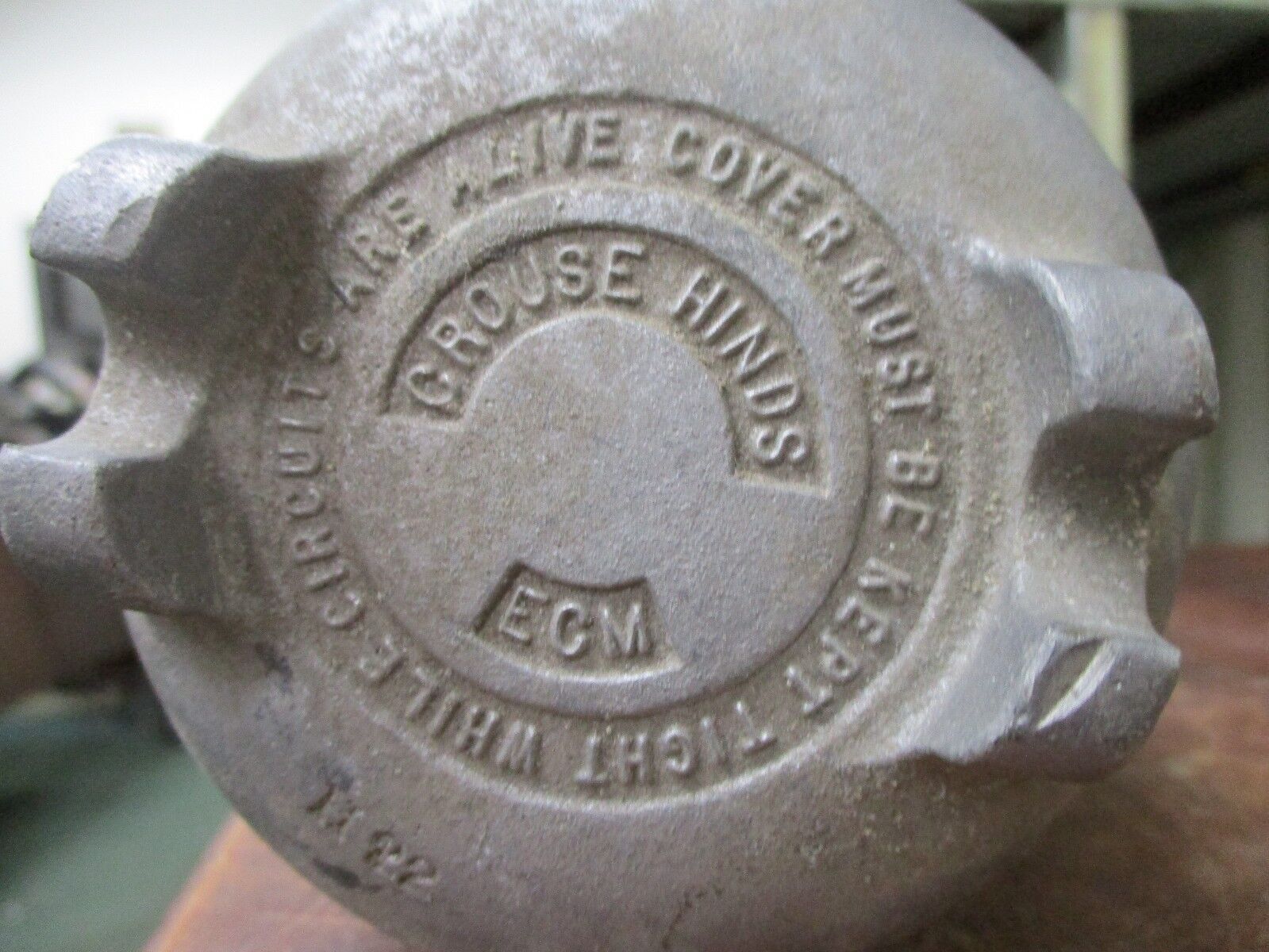 Crouse-Hinds Explosion Proof Sunction Box 1/2 GUJC 16 Used